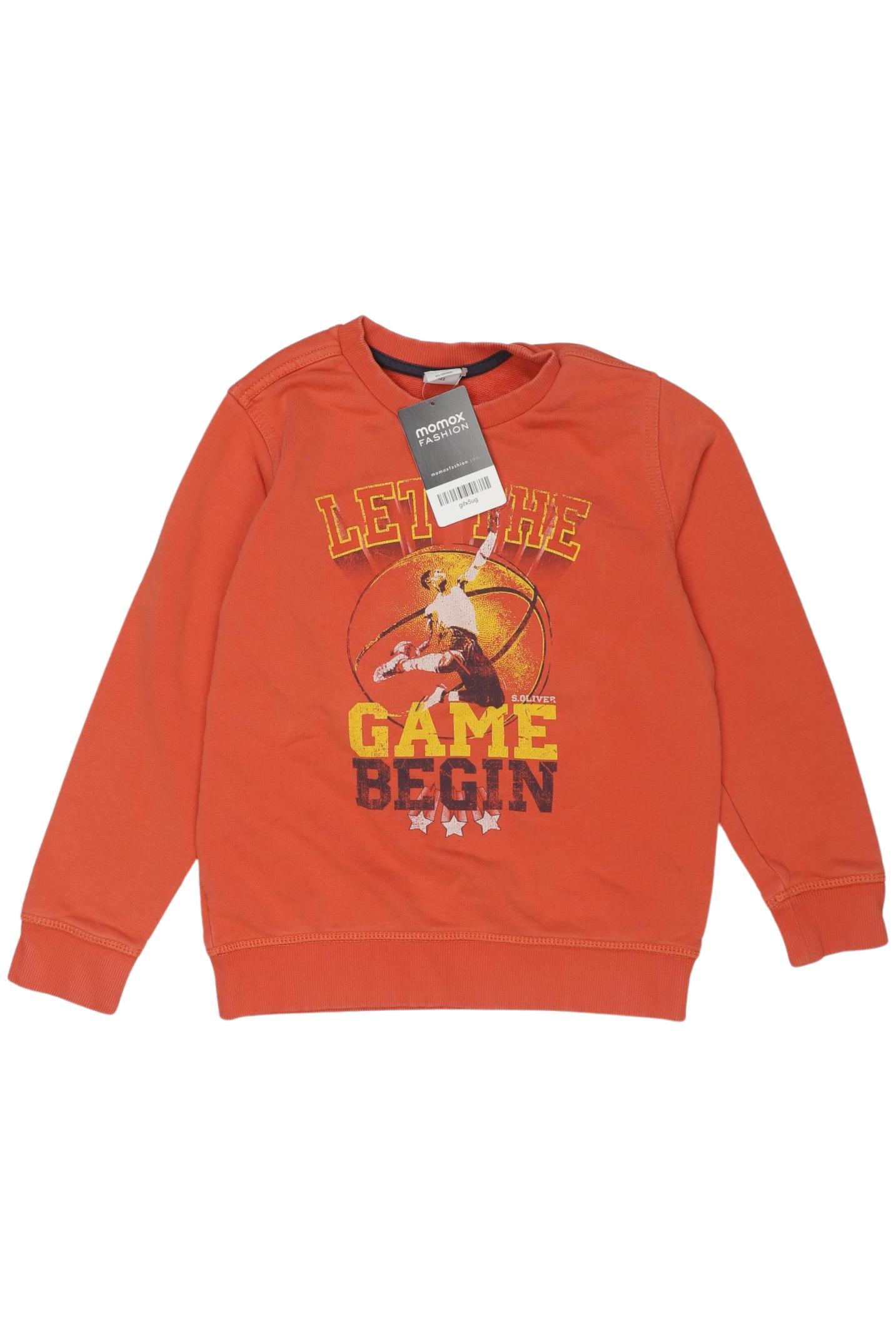 

s.Oliver Jungen Hoodies & Sweater, orange, Gr. 116