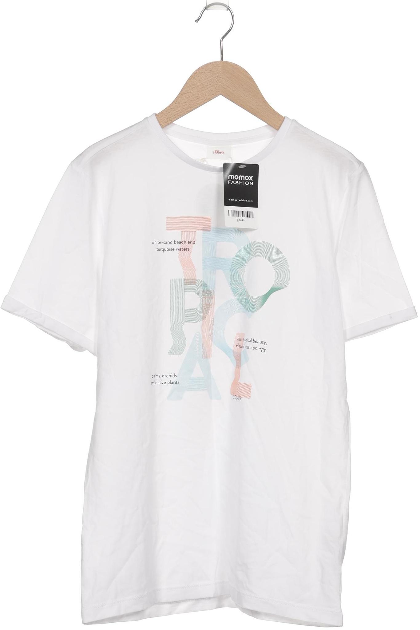 

s.Oliver Herren T-Shirt, weiß, Gr. 164