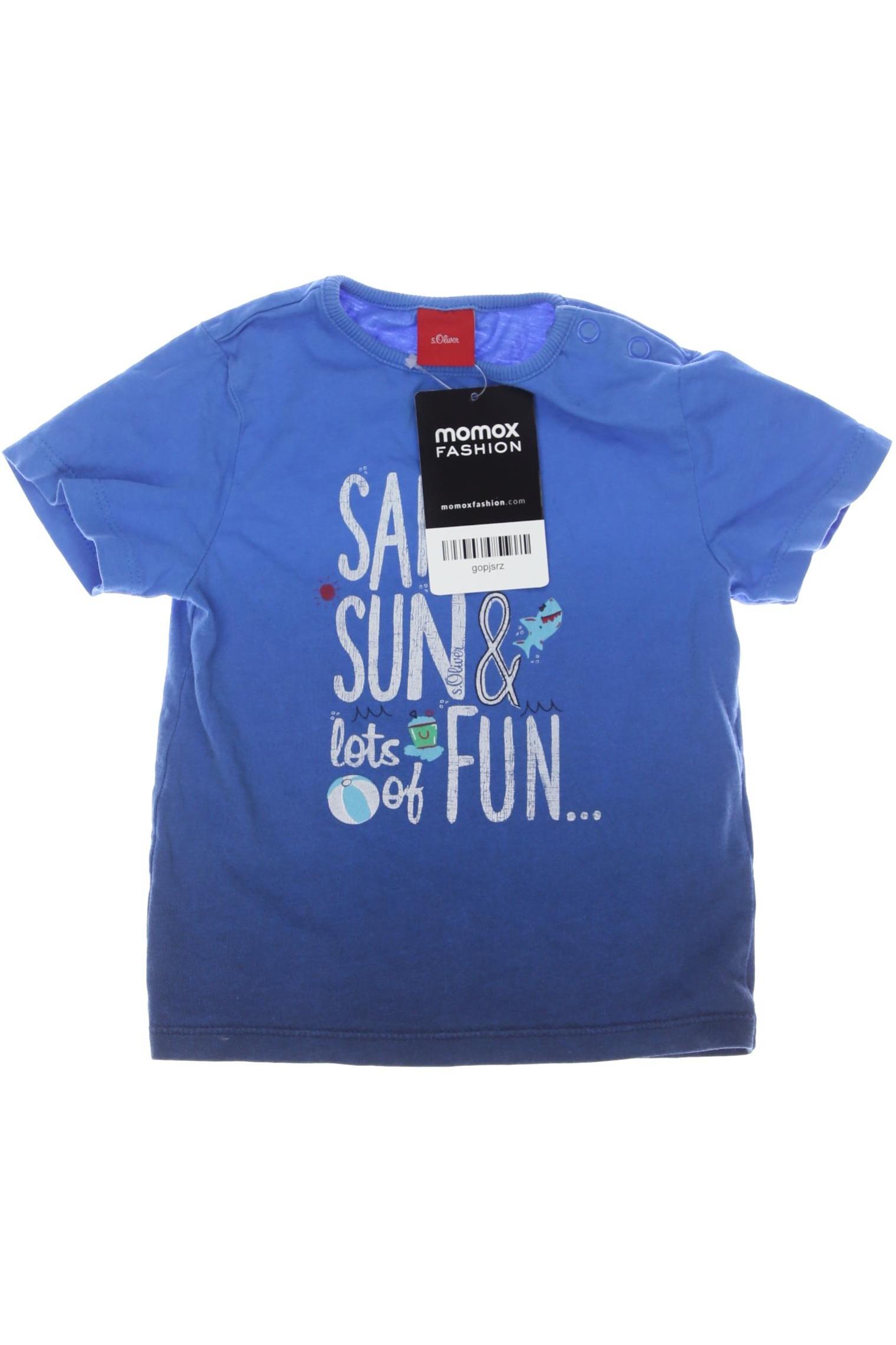

s.Oliver Herren T-Shirt, blau, Gr. 80