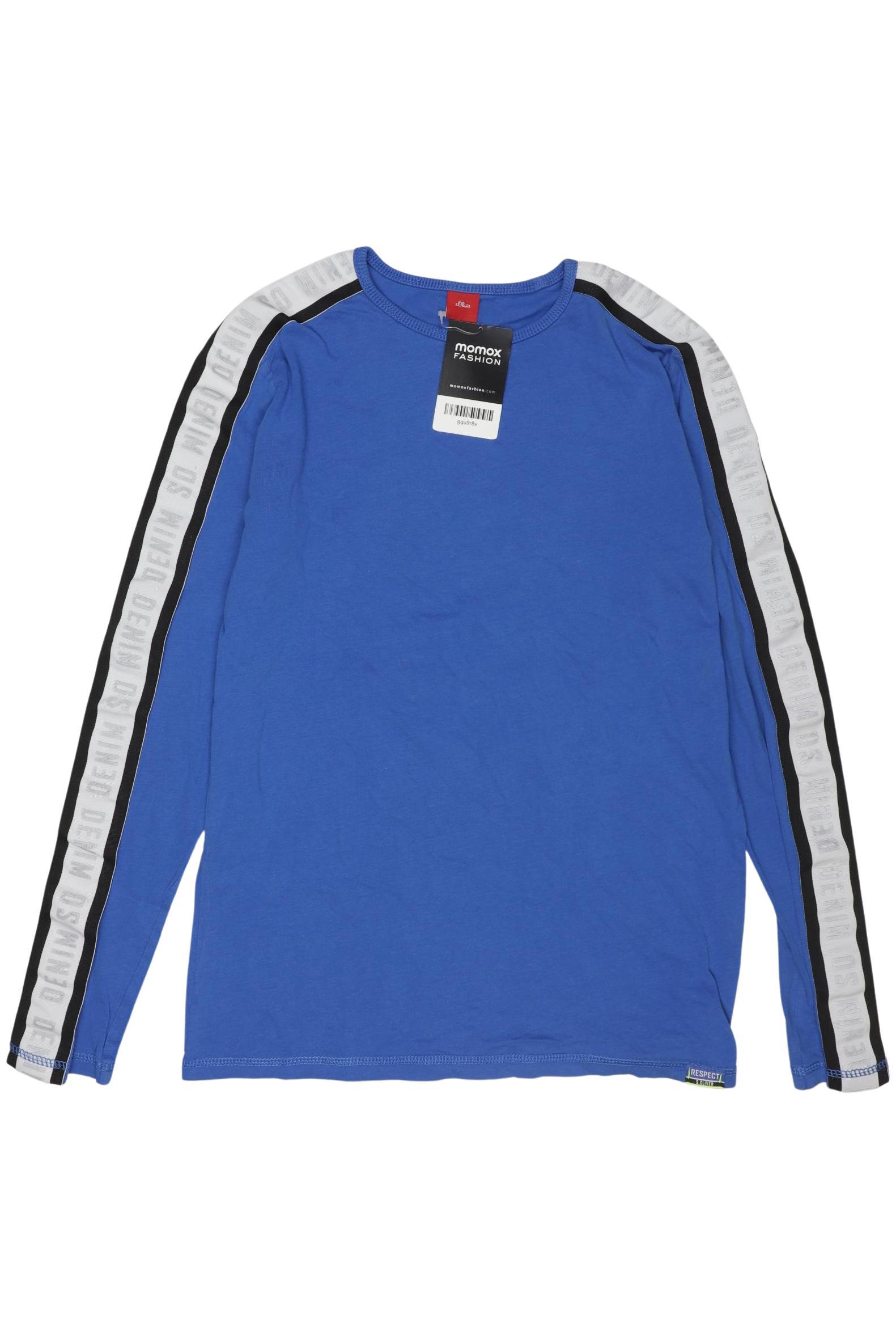 

s.Oliver Jungen Langarmshirt, blau, Gr. 164