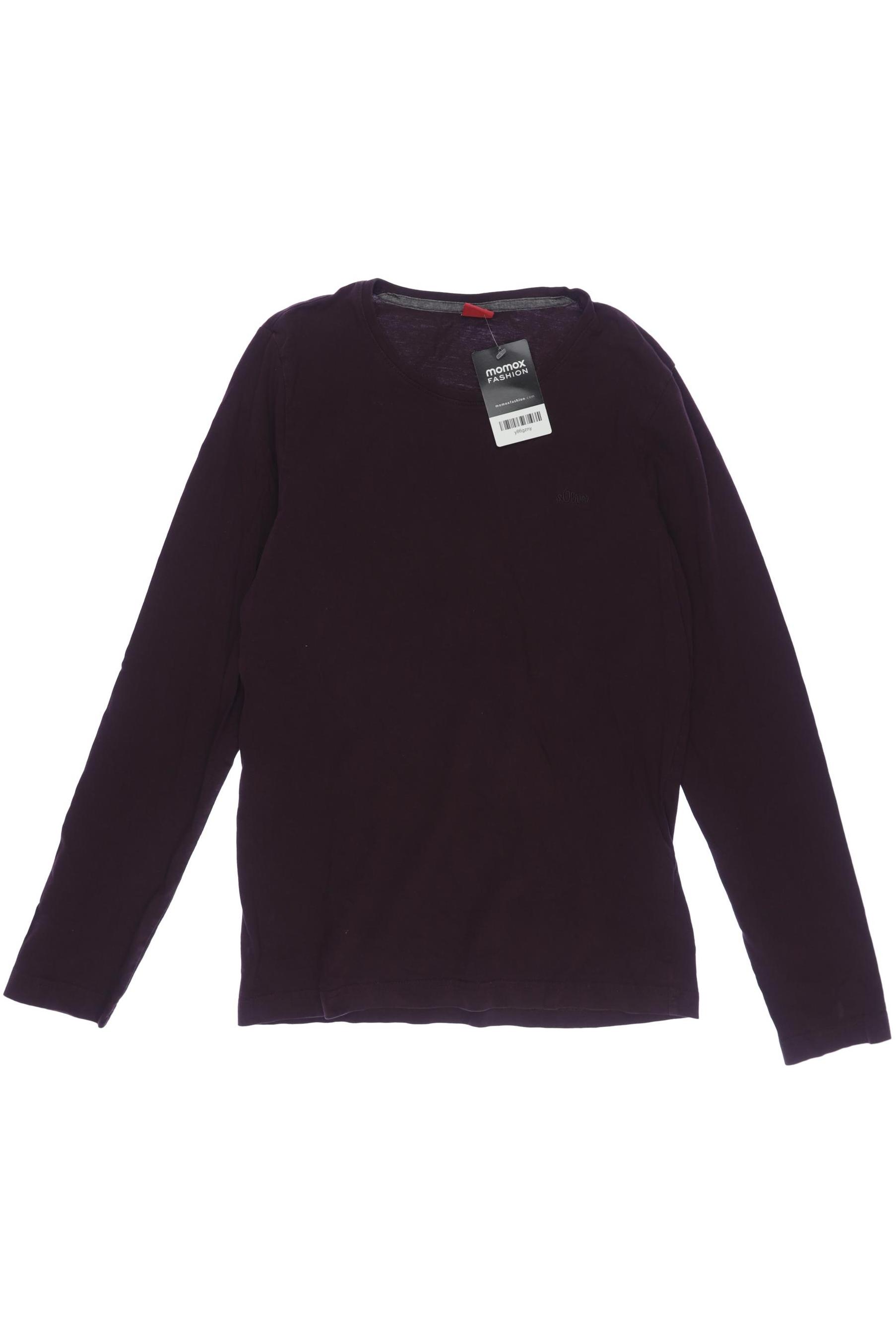 

s.Oliver Jungen Langarmshirt, bordeaux, Gr. 134