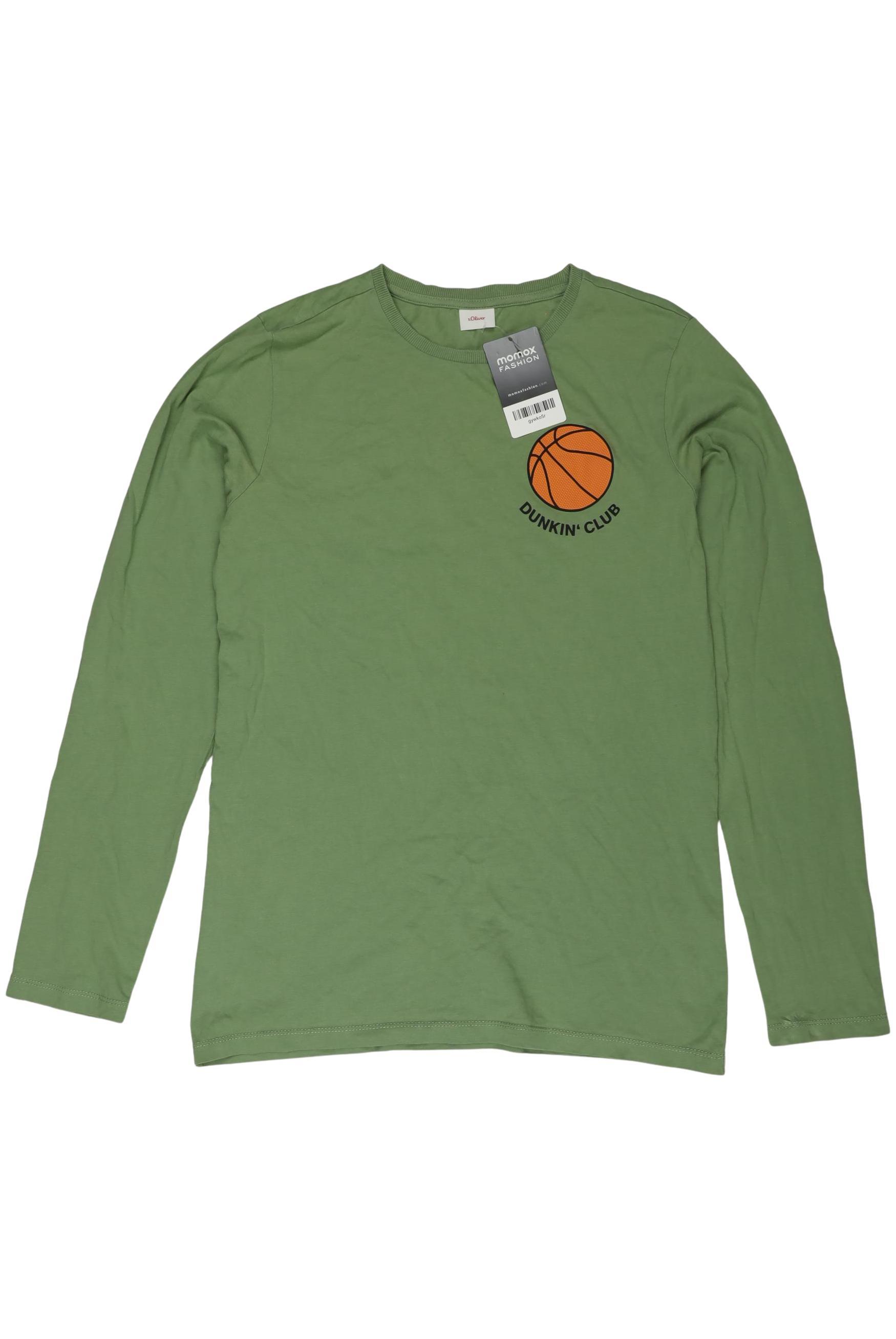 

s.Oliver Jungen Langarmshirt, grün, Gr. 176