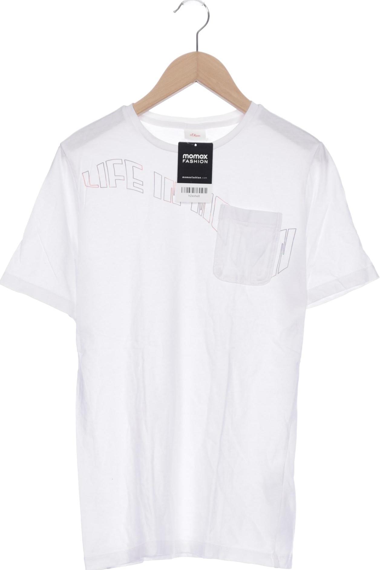 

s.Oliver Herren T-Shirt, weiß, Gr. 164