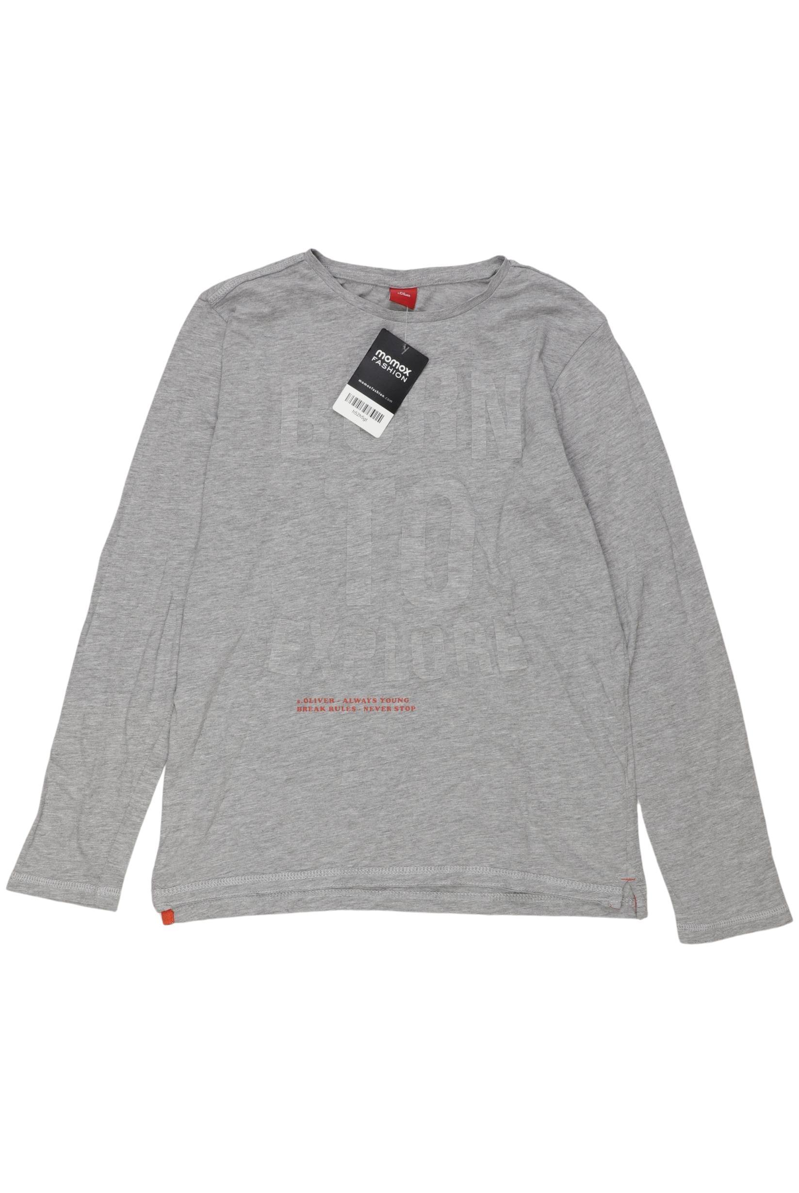 

s.Oliver Jungen Langarmshirt, grau, Gr. 152
