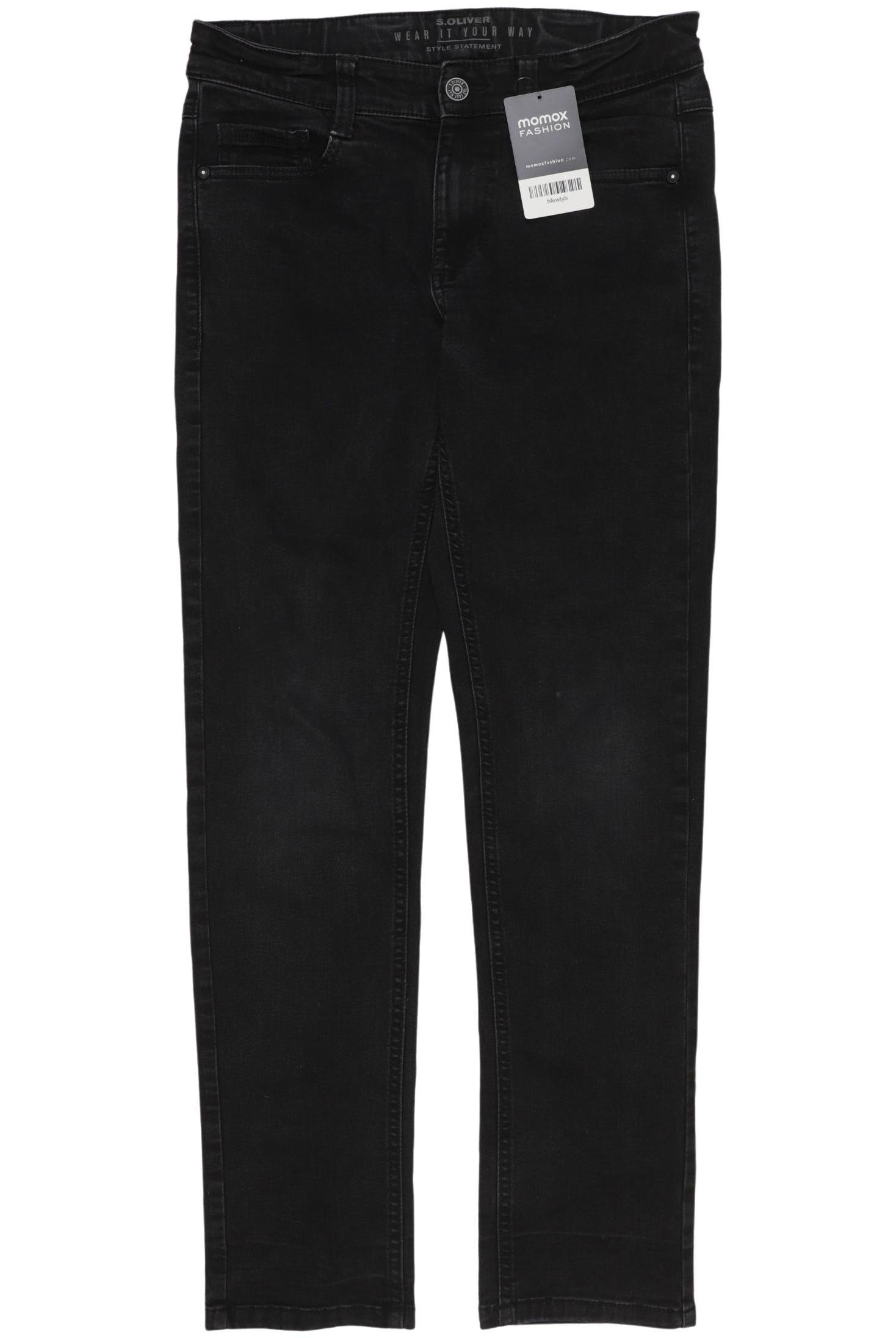 

s.Oliver Jungen Jeans, schwarz, Gr. 158