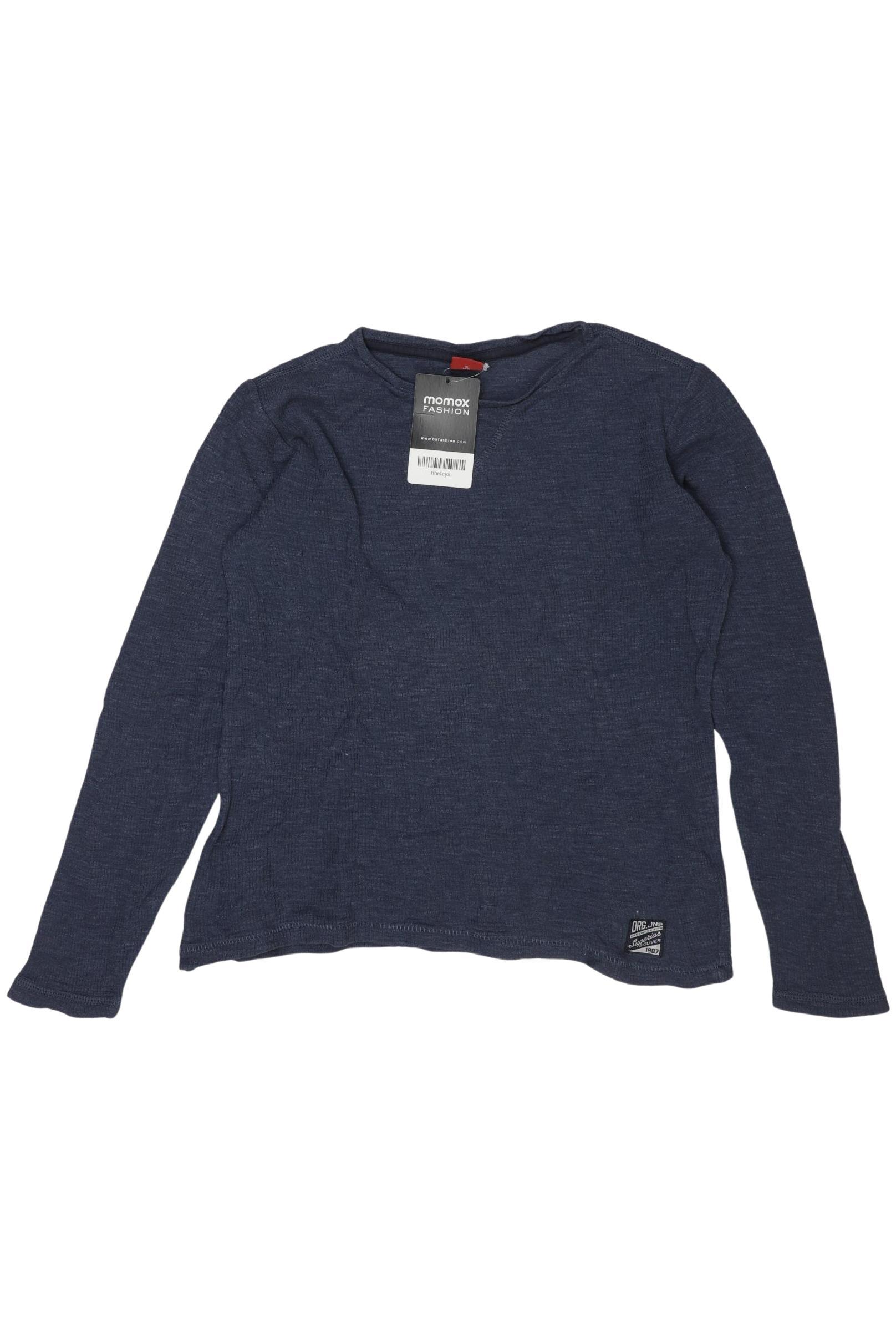 

s.Oliver Jungen Langarmshirt, marineblau, Gr. 140