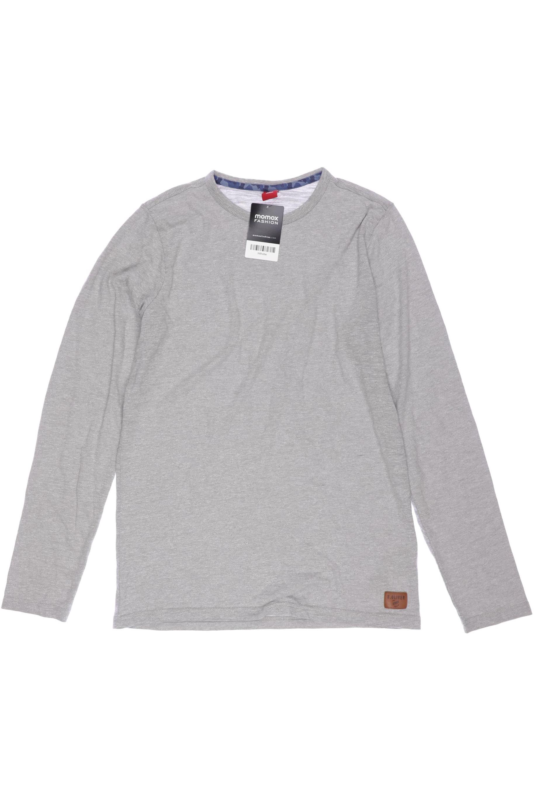 

s.Oliver Herren Langarmshirt, grau, Gr. 176