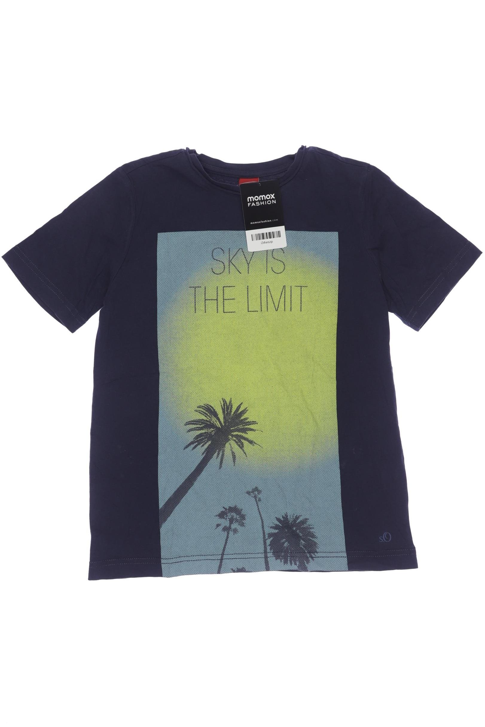 

s.Oliver Herren T-Shirt, marineblau, Gr. 140