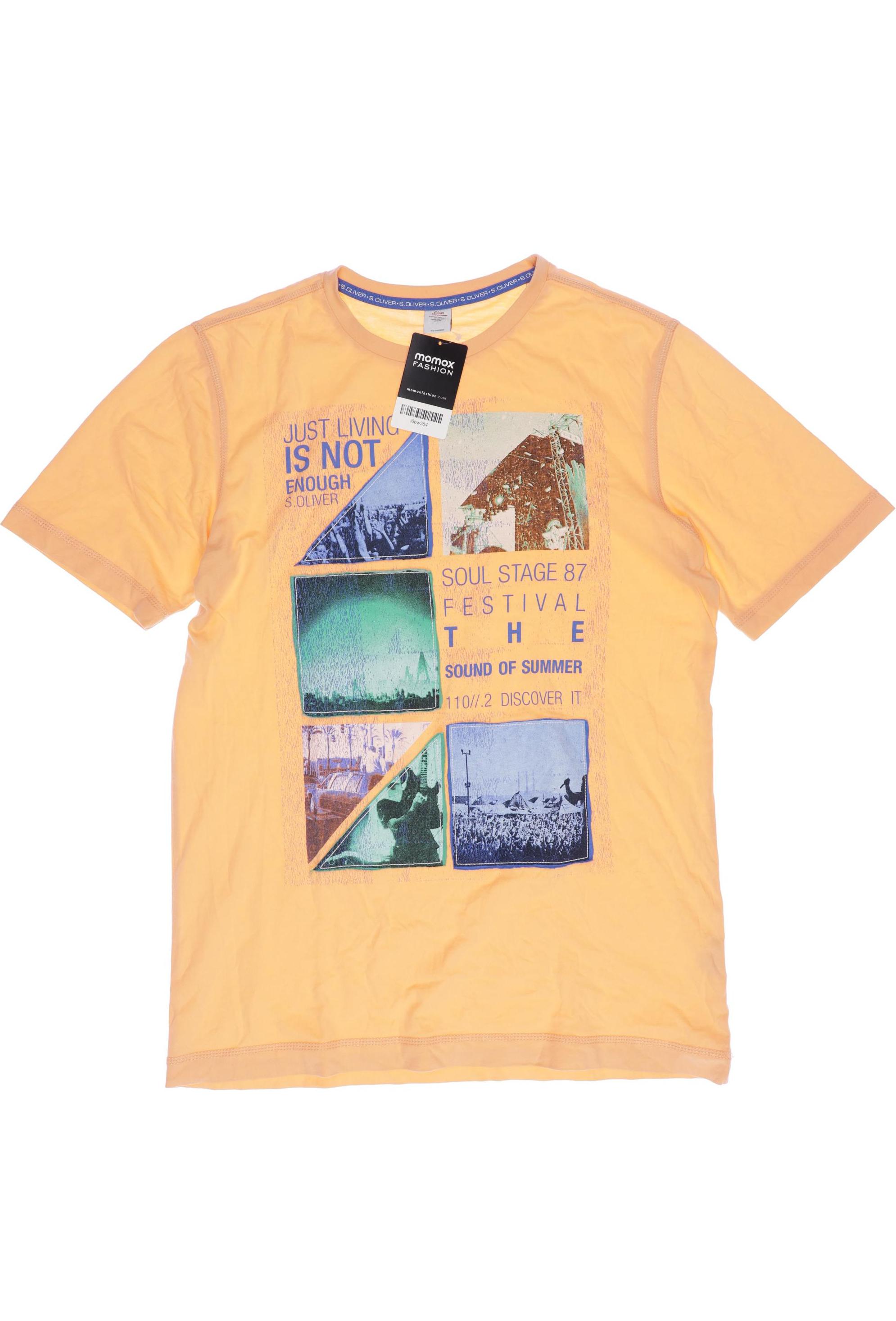 

s.Oliver Herren T-Shirt, orange, Gr. 176