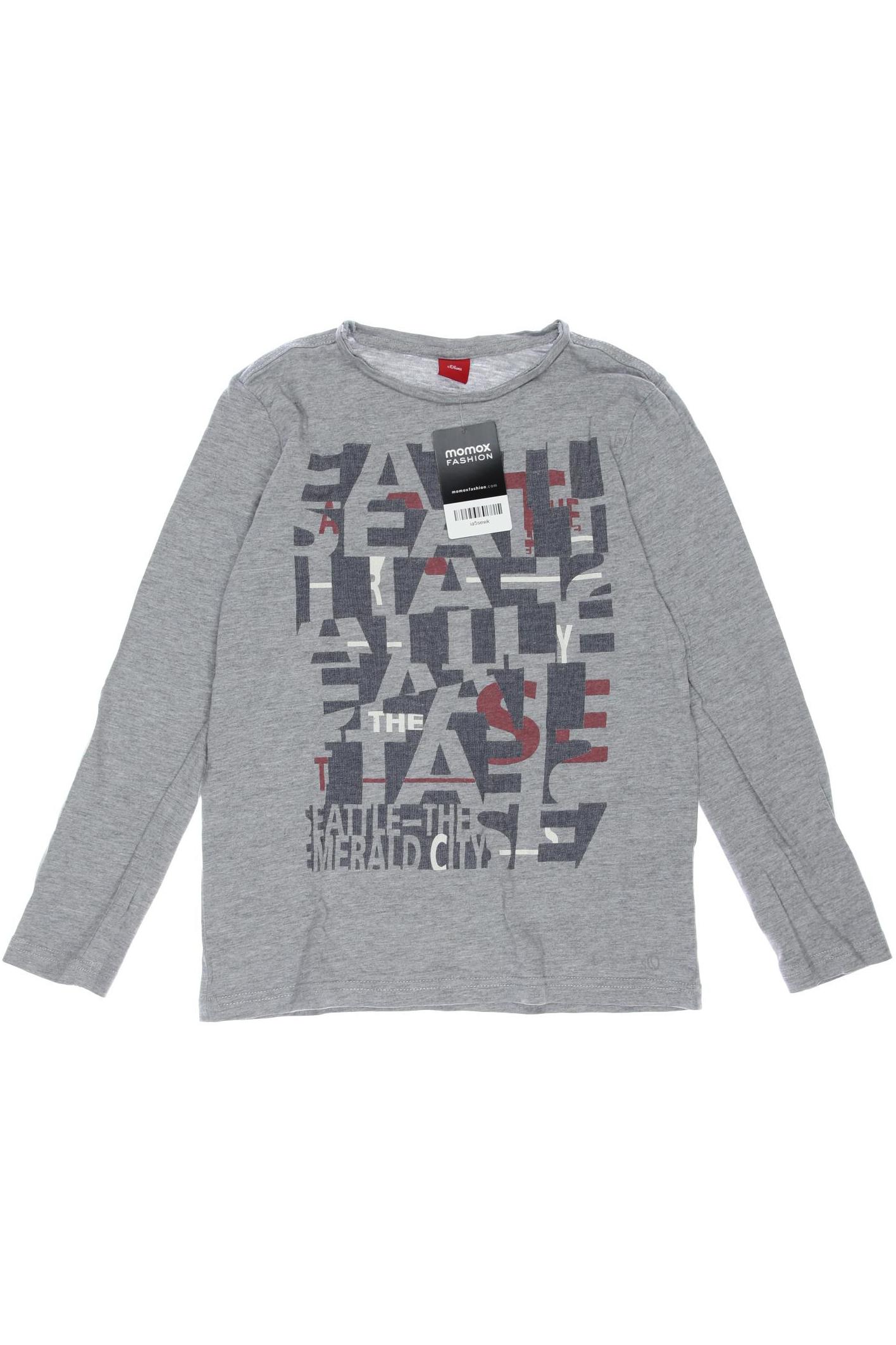 

s.Oliver Herren Langarmshirt, grau, Gr. 140