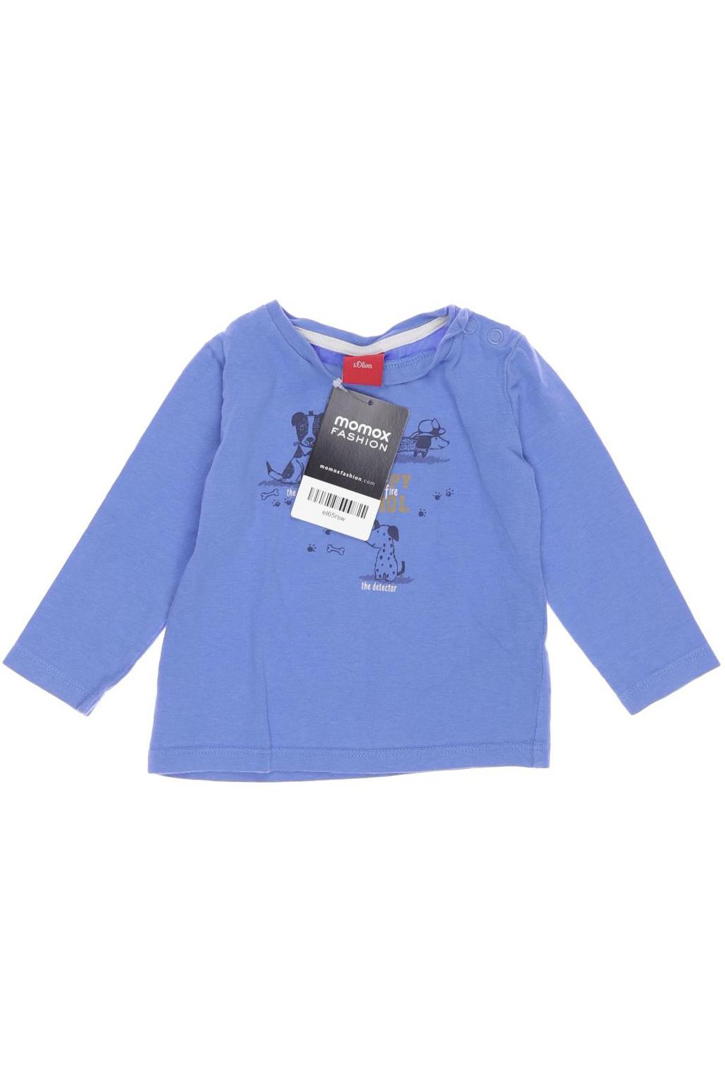 

s.Oliver Jungen Langarmshirt, blau, Gr. 74