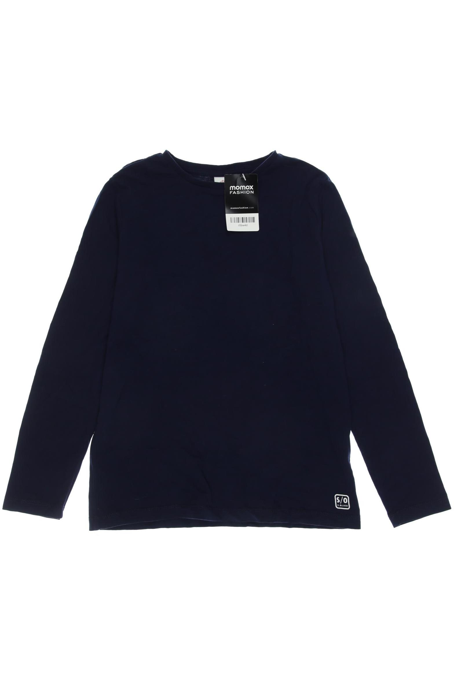 

s.Oliver Herren Langarmshirt, marineblau, Gr. 152