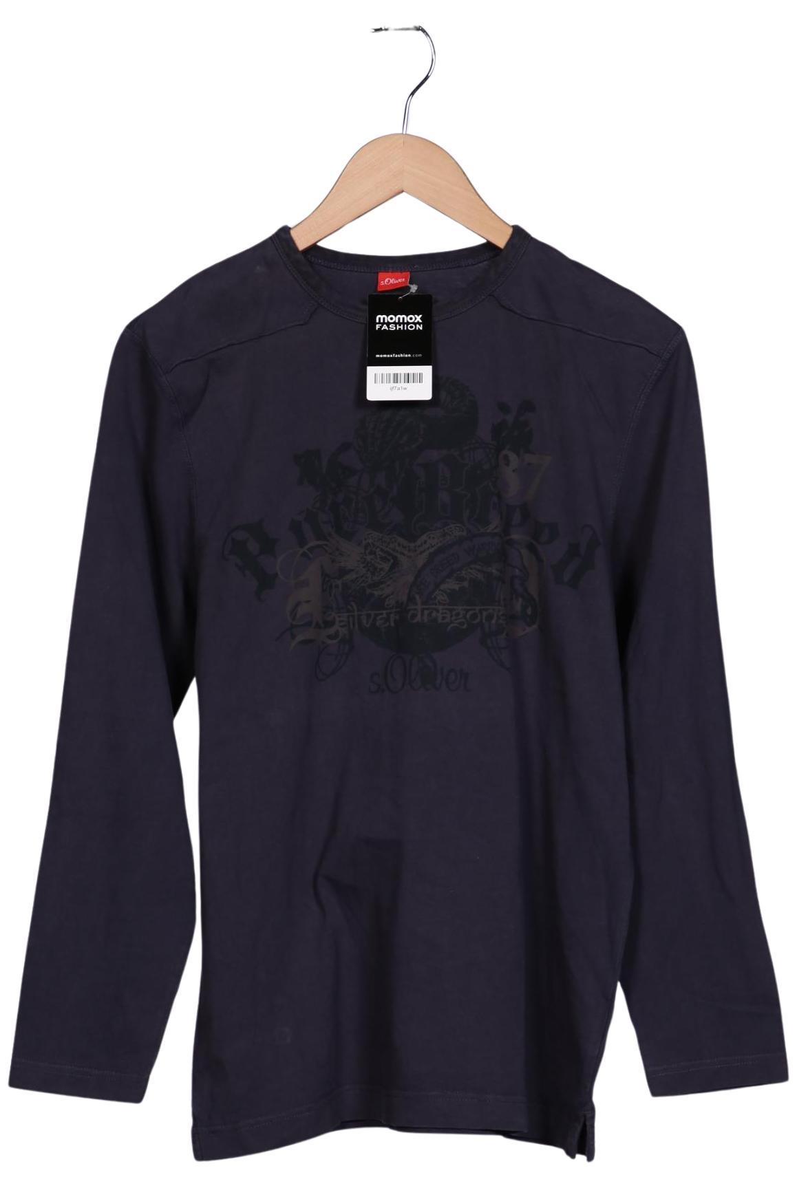 

s.Oliver Jungen Langarmshirt, marineblau, Gr. 164