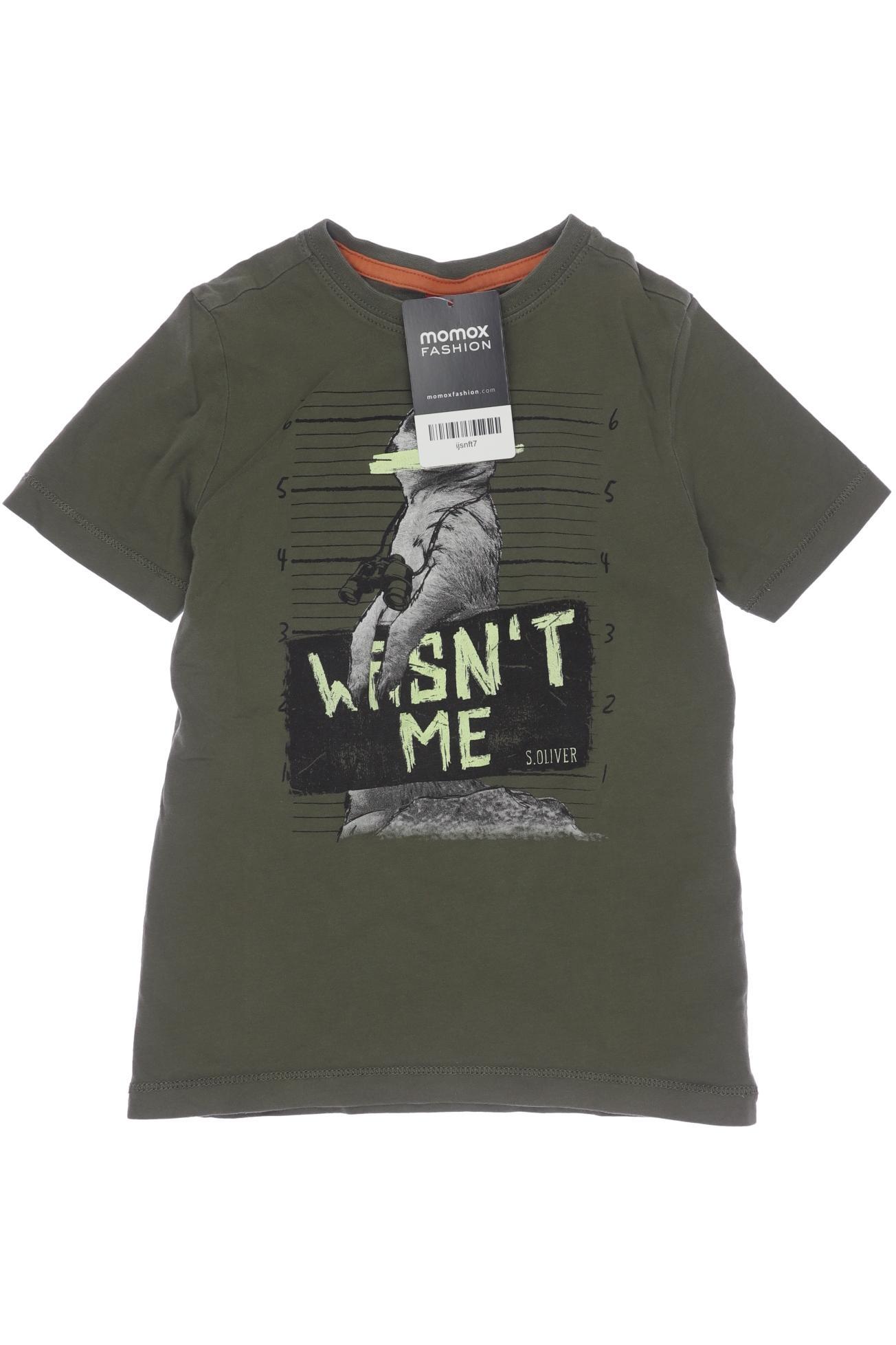 

s.Oliver Herren T-Shirt, grün, Gr. 116