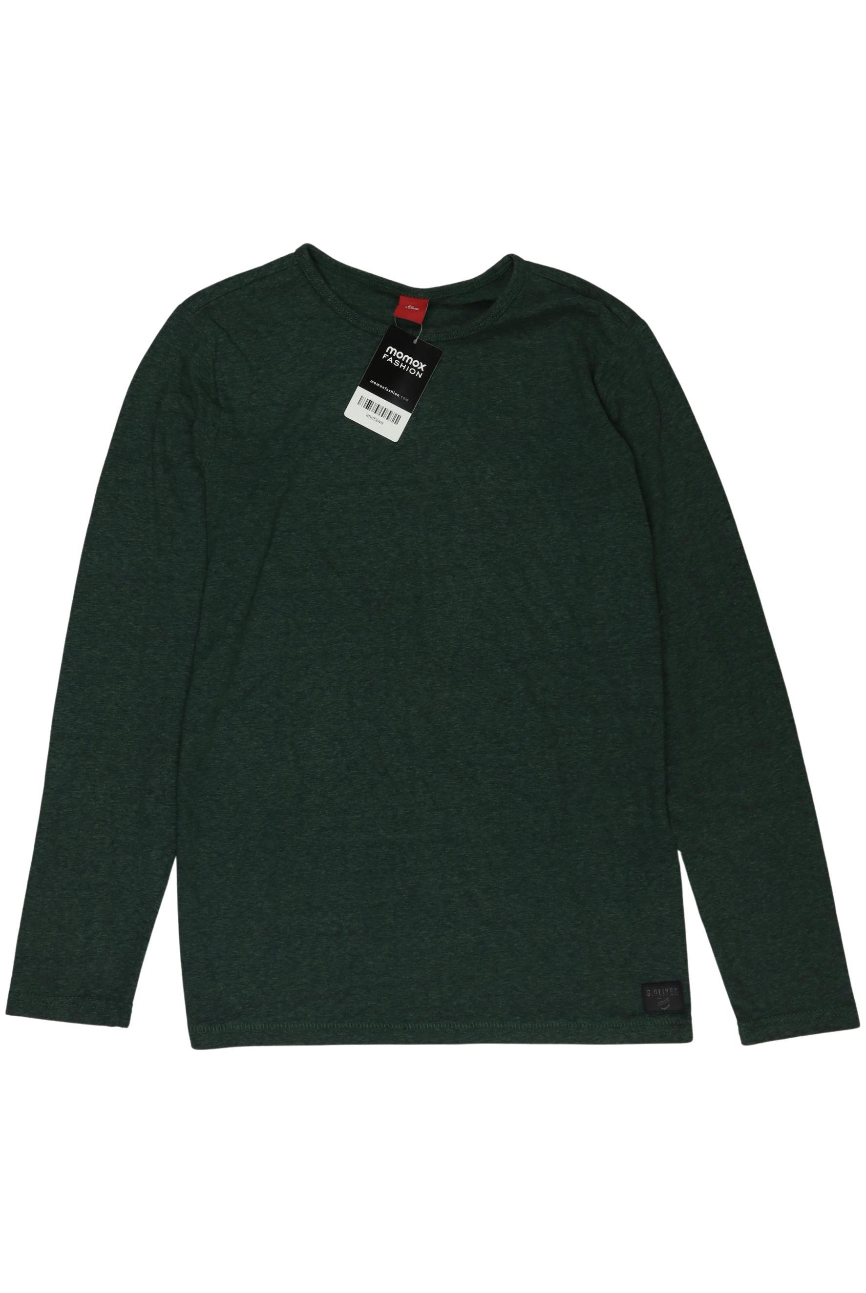 

s.Oliver Herren Langarmshirt, grün, Gr. 164