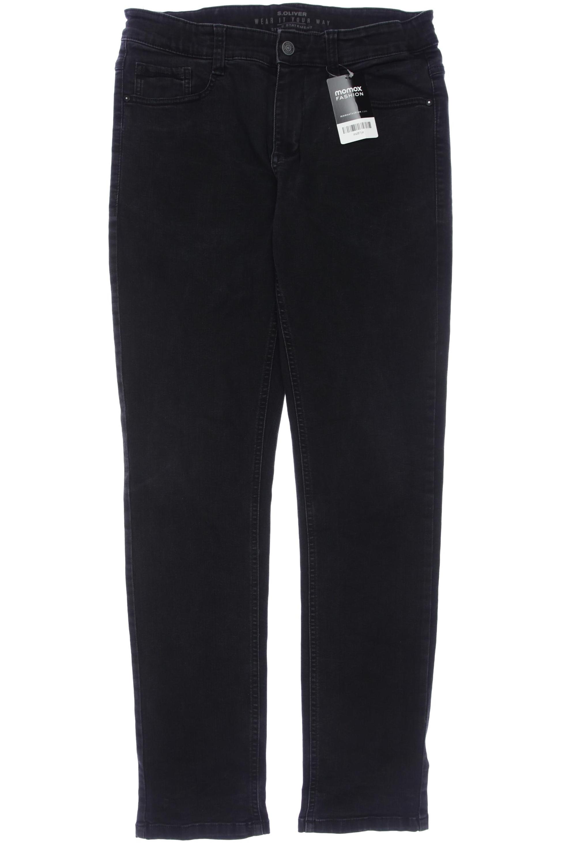 

s.Oliver Herren Jeans, schwarz, Gr. 176