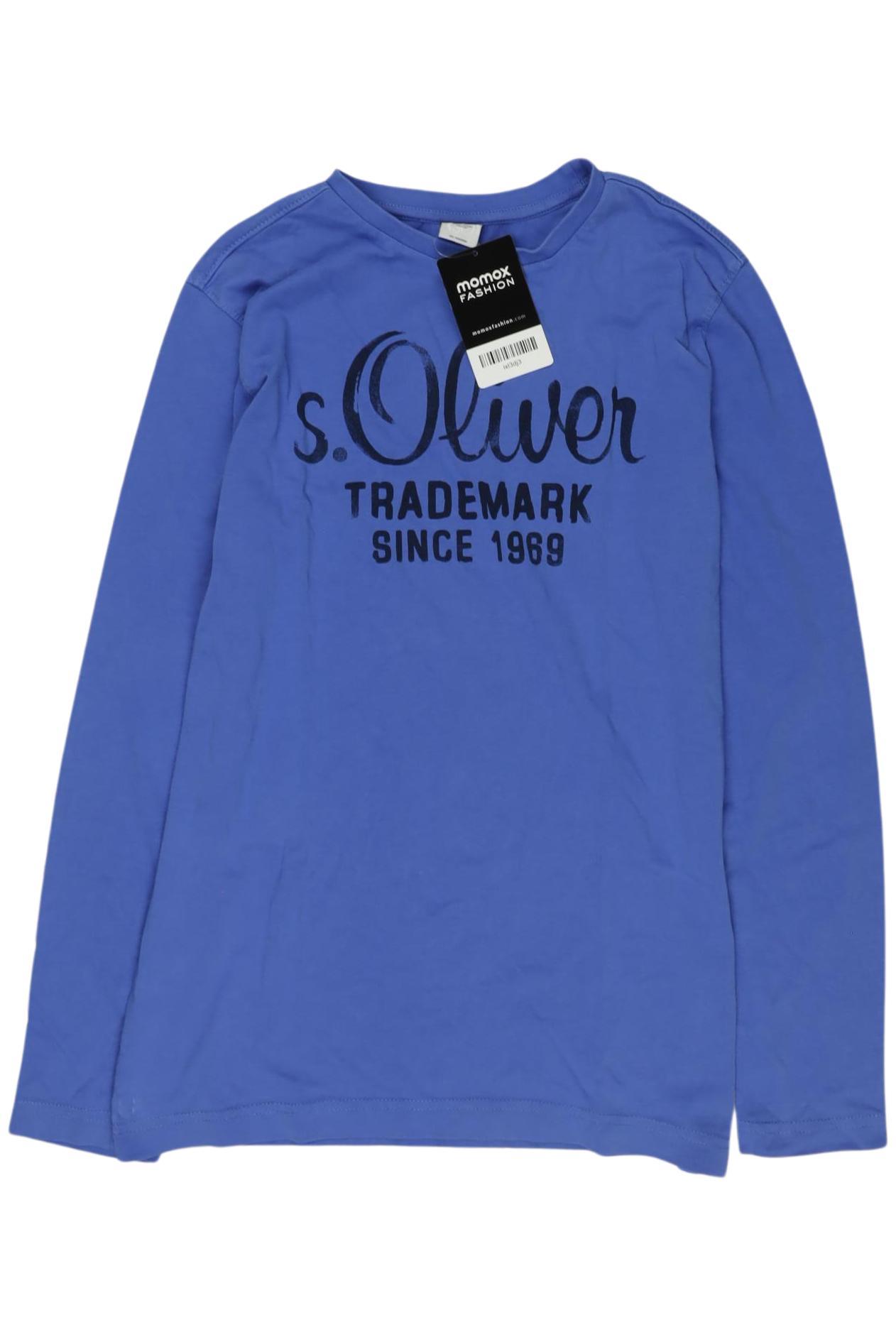 

s.Oliver Jungen Langarmshirt, blau, Gr. 152
