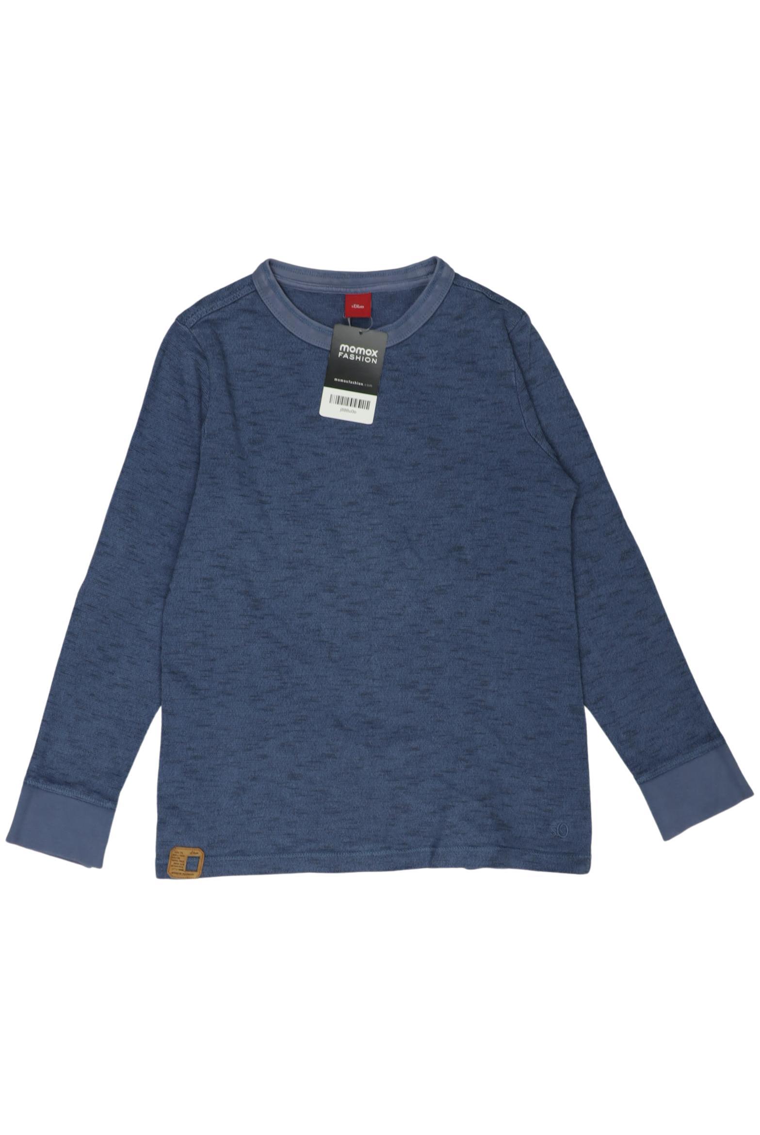 

s.Oliver Jungen Langarmshirt, blau, Gr. 140