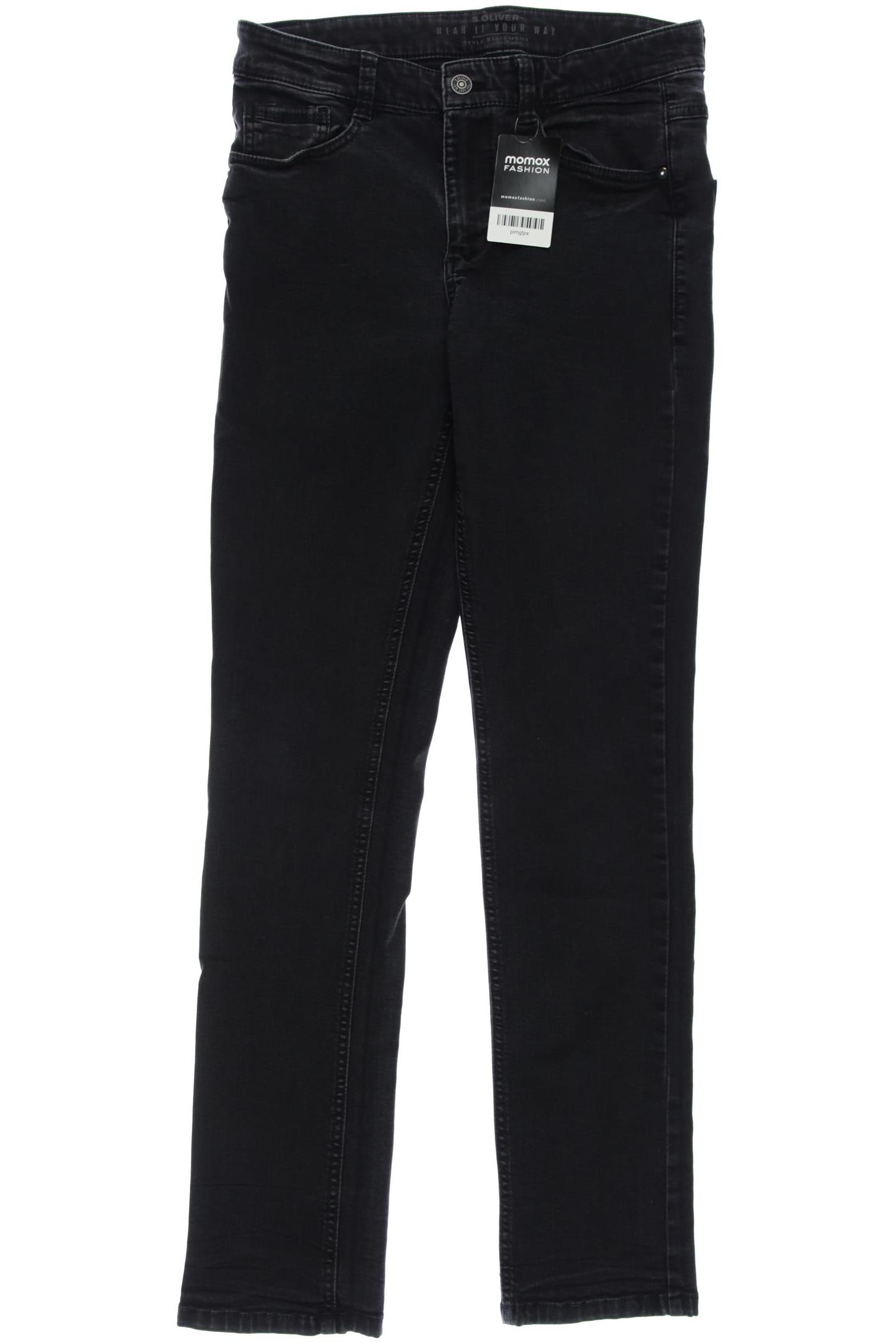 

s.Oliver Herren Jeans, schwarz, Gr. 176