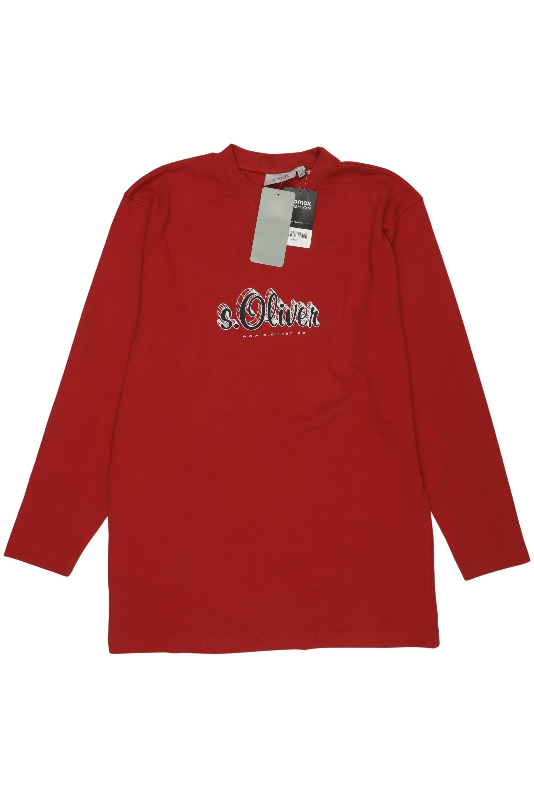 

s.Oliver Herren Langarmshirt, rot, Gr. 176
