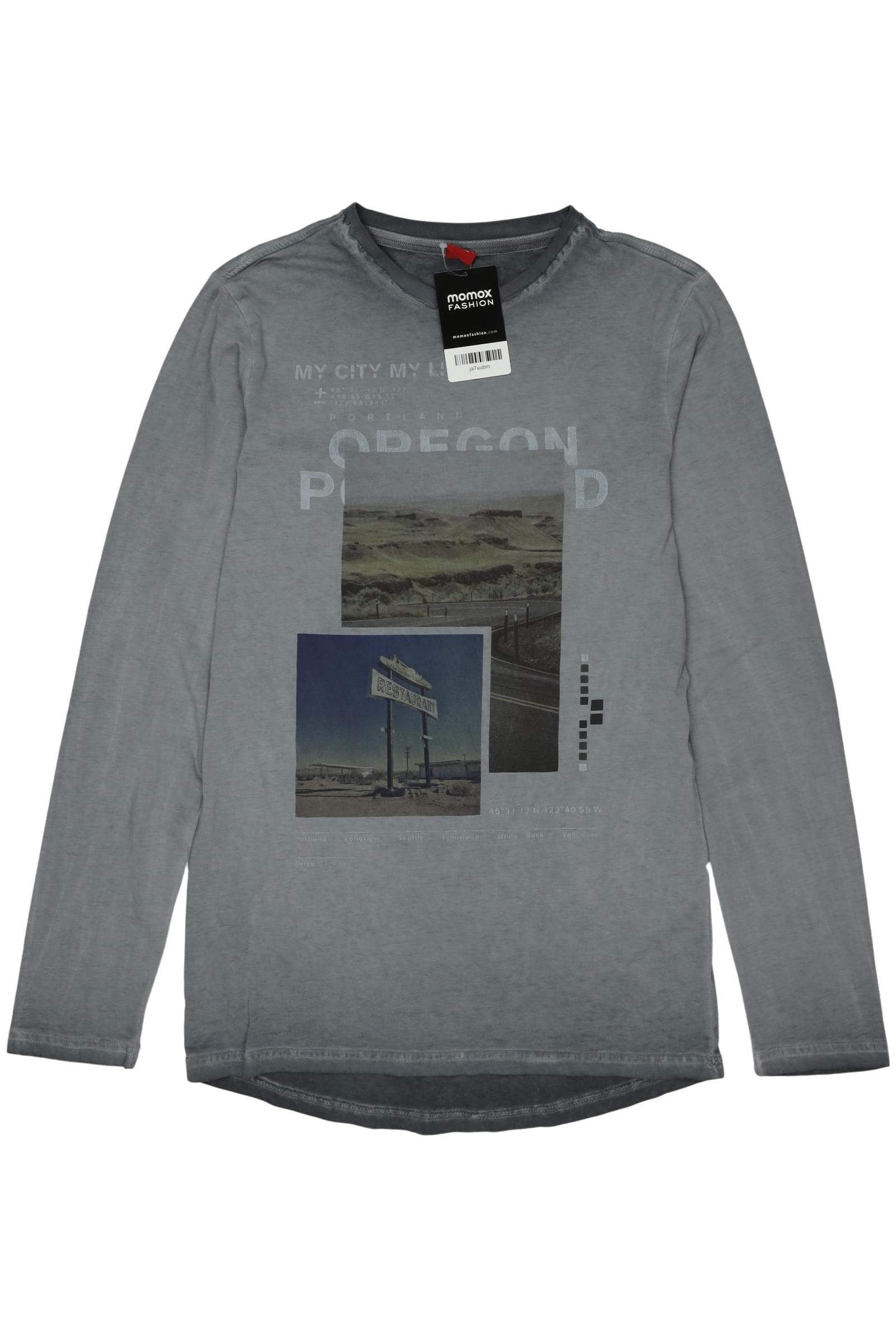 

s.Oliver Jungen Langarmshirt, grau, Gr. 176