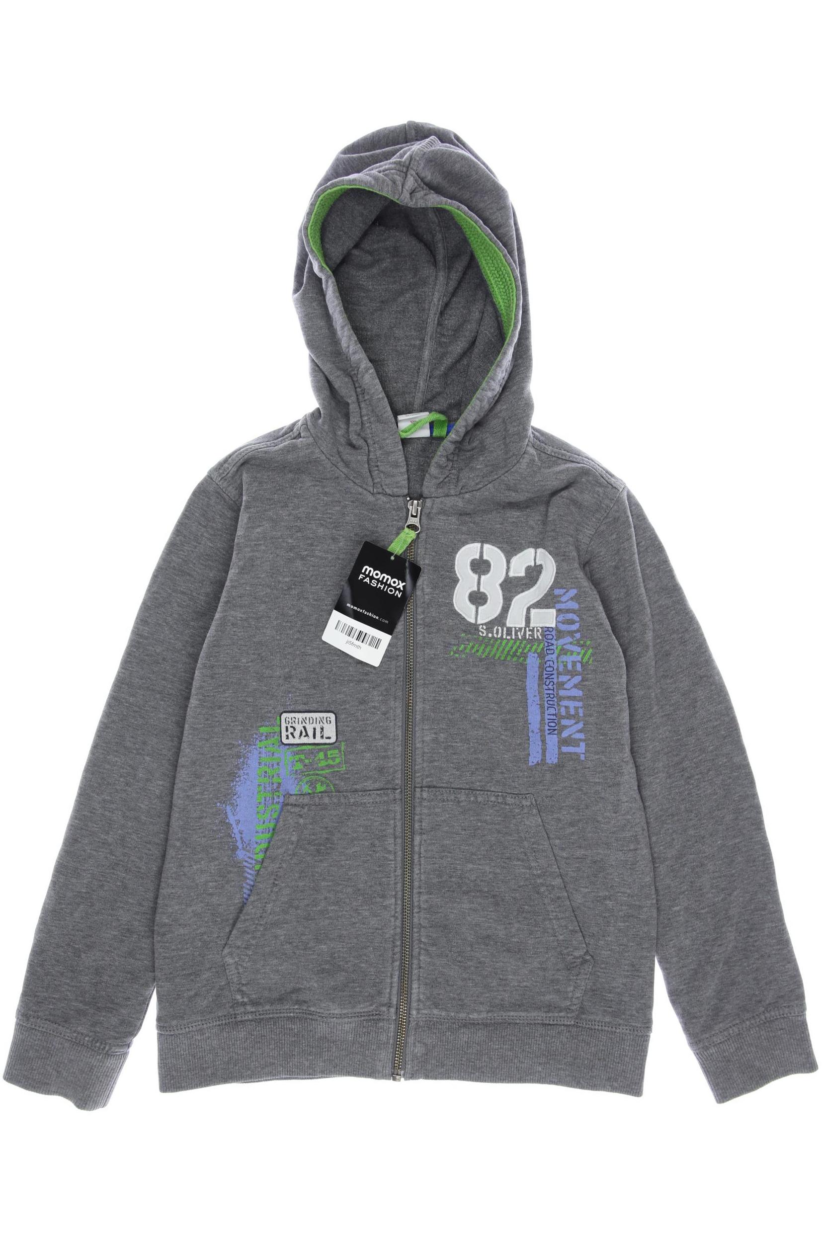 

s.Oliver Herren Hoodies & Sweater, grau, Gr. 128