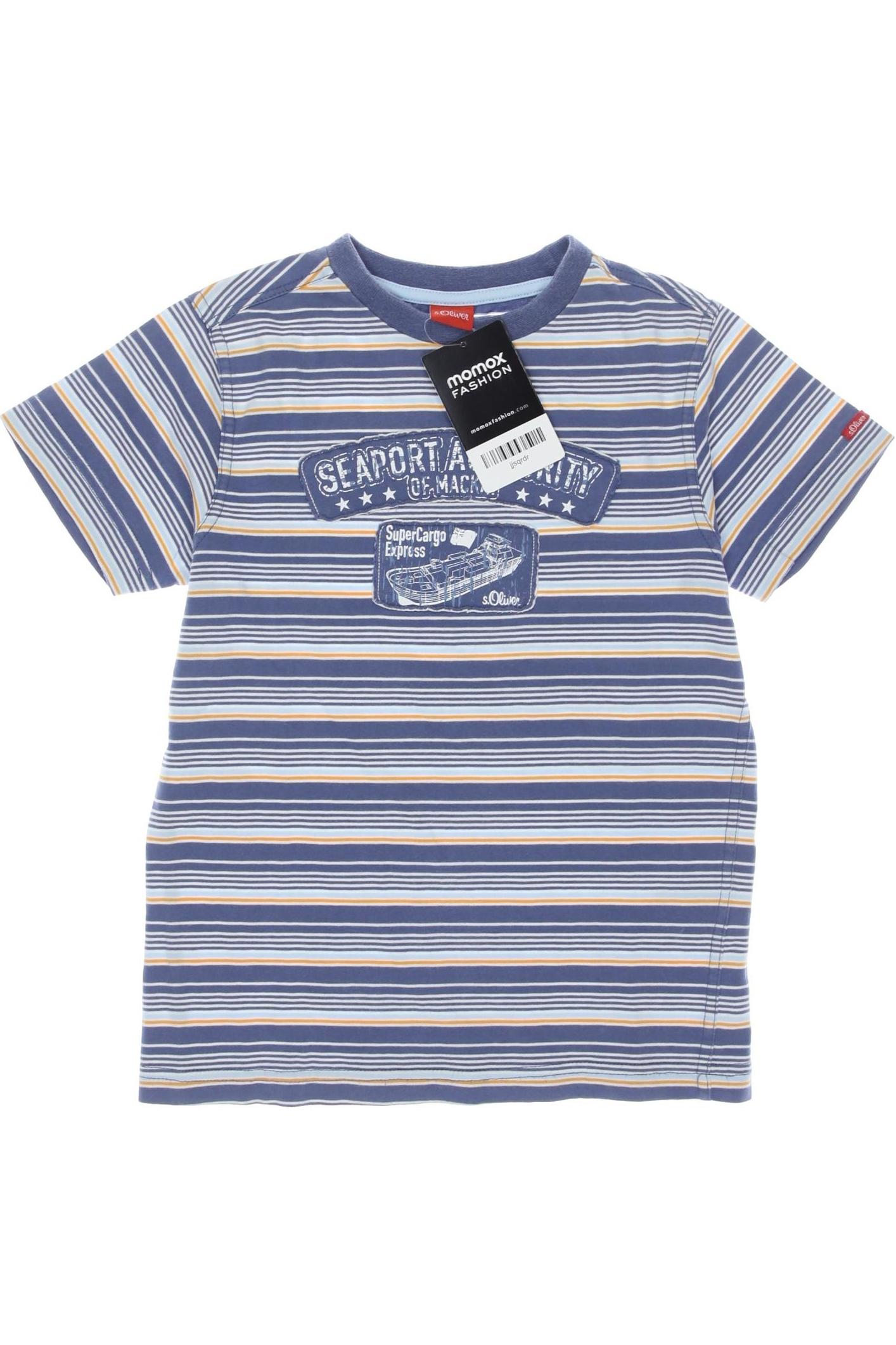 

s.Oliver Herren T-Shirt, blau, Gr. 104