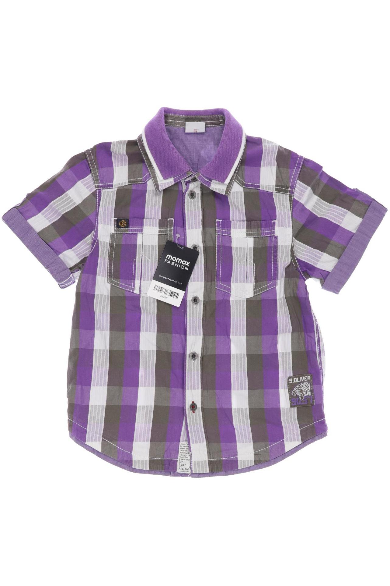 

s.Oliver Jungen Hemd, flieder, Gr. 116
