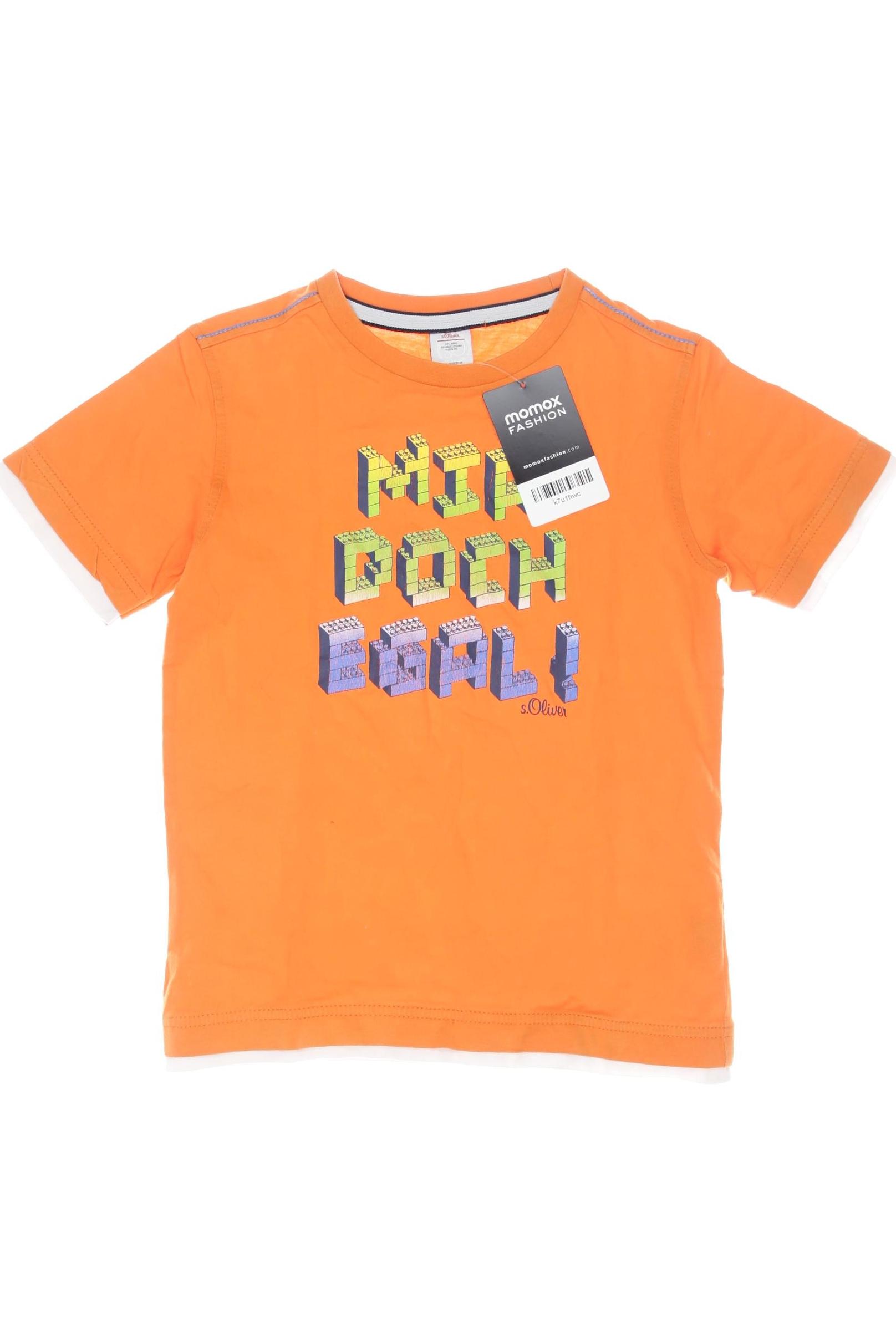 

s.Oliver Herren T-Shirt, orange, Gr. 104