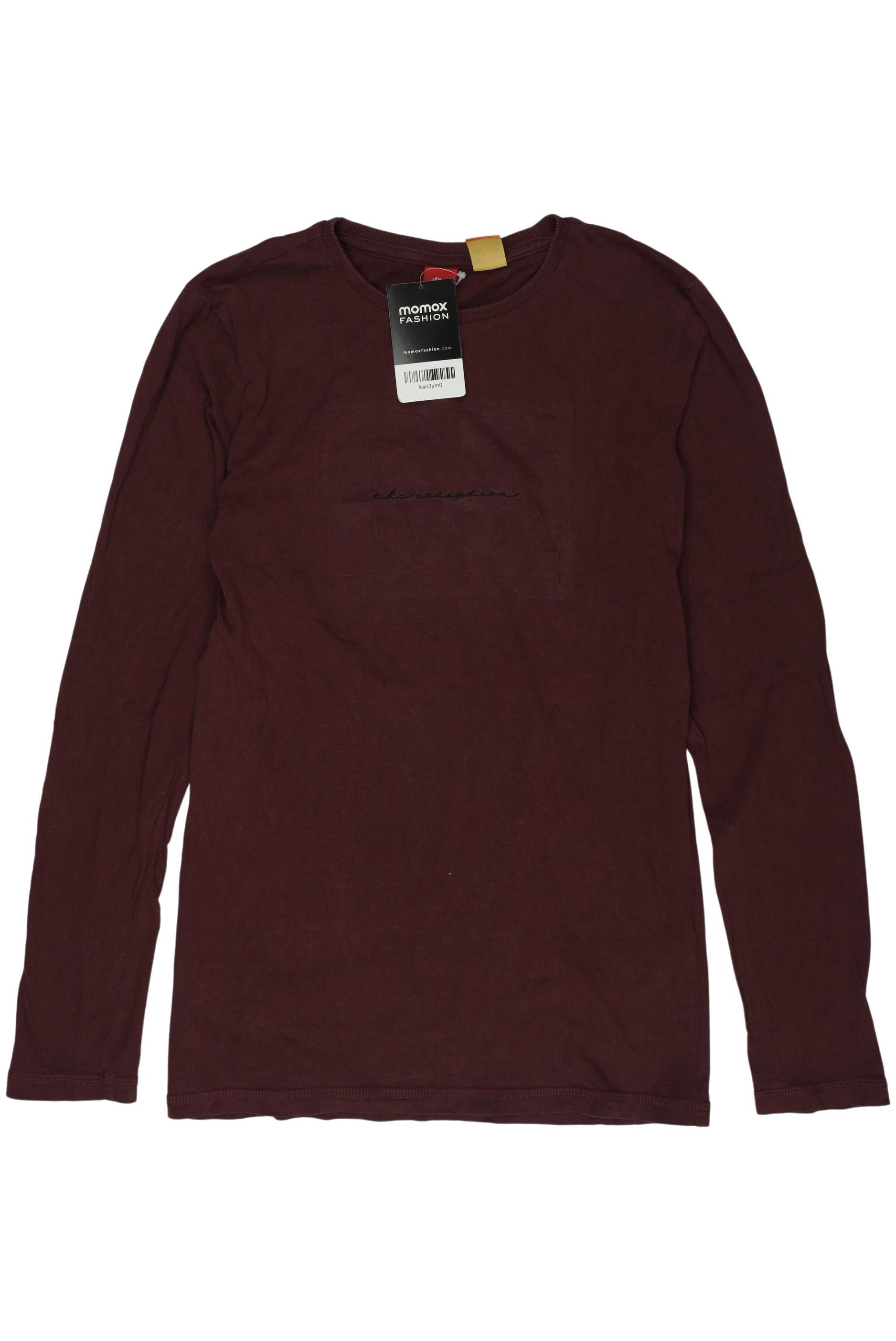 

s.Oliver Jungen Langarmshirt, bordeaux, Gr. 176