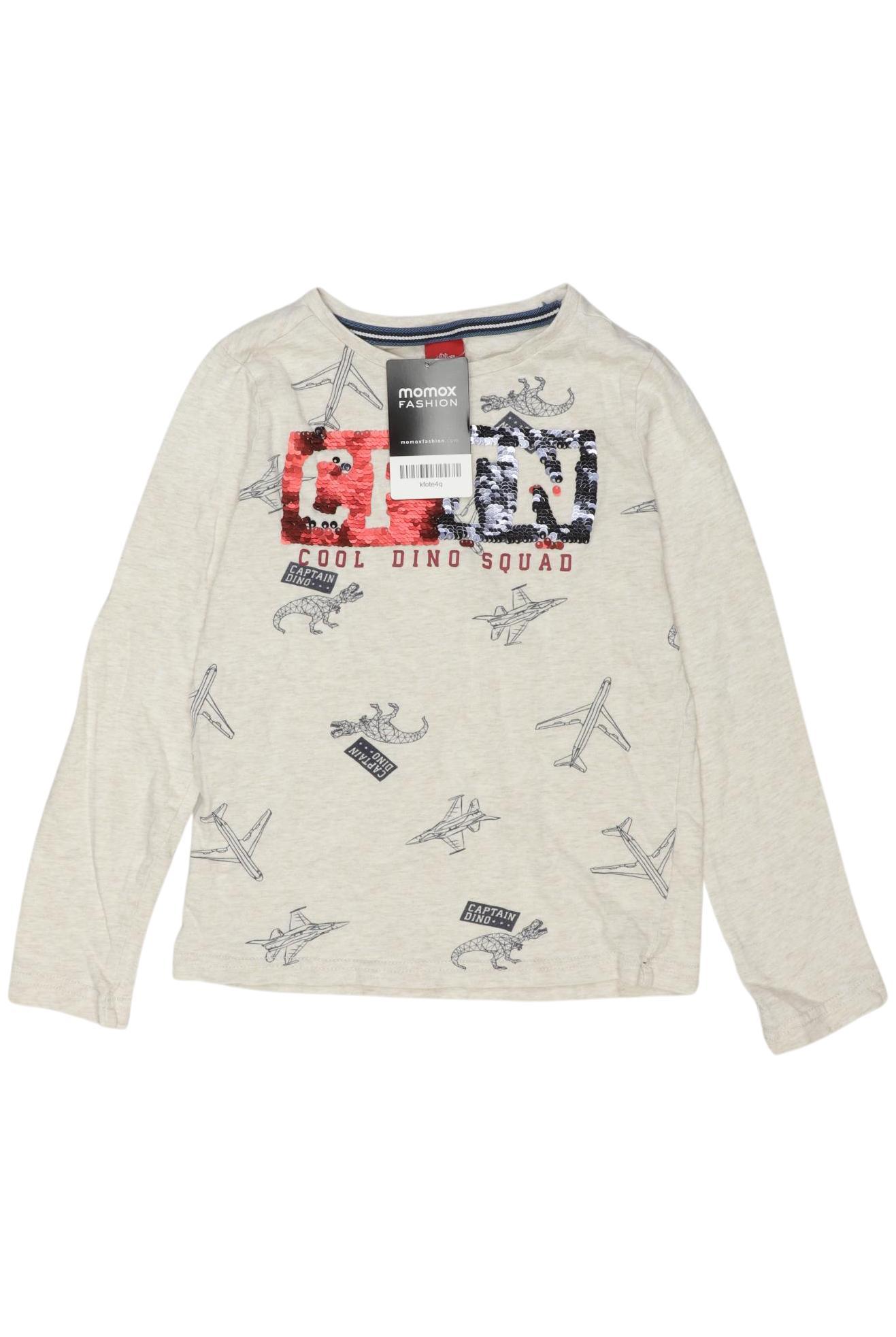 

s.Oliver Jungen Langarmshirt, beige, Gr. 128