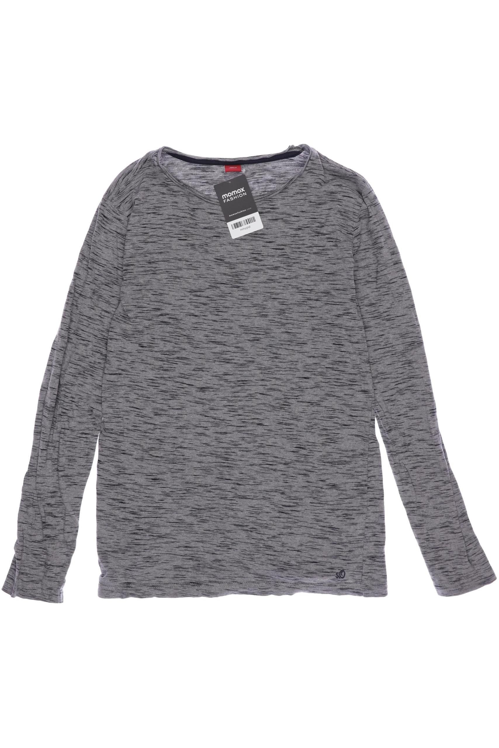 

s.Oliver Herren Langarmshirt, grau, Gr. 176
