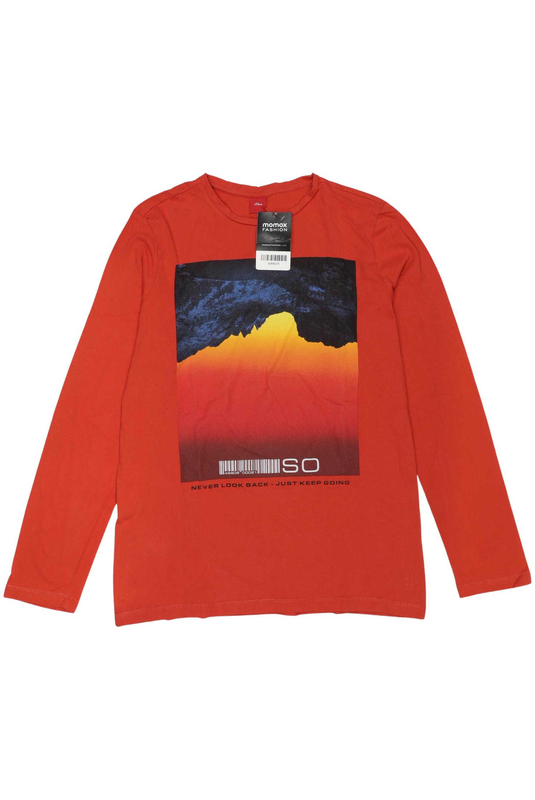 

s.Oliver Jungen Langarmshirt, rot, Gr. 164