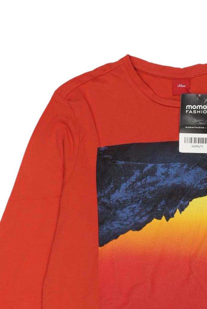 Thumbnail - s.Oliver Jungen Langarmshirt, rot, Gr. 164