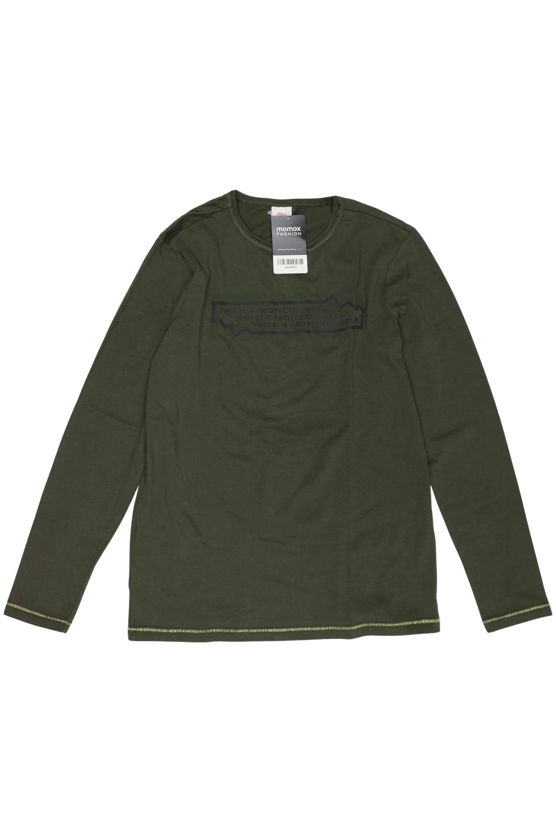 

s.Oliver Jungen Langarmshirt, grün, Gr. 164