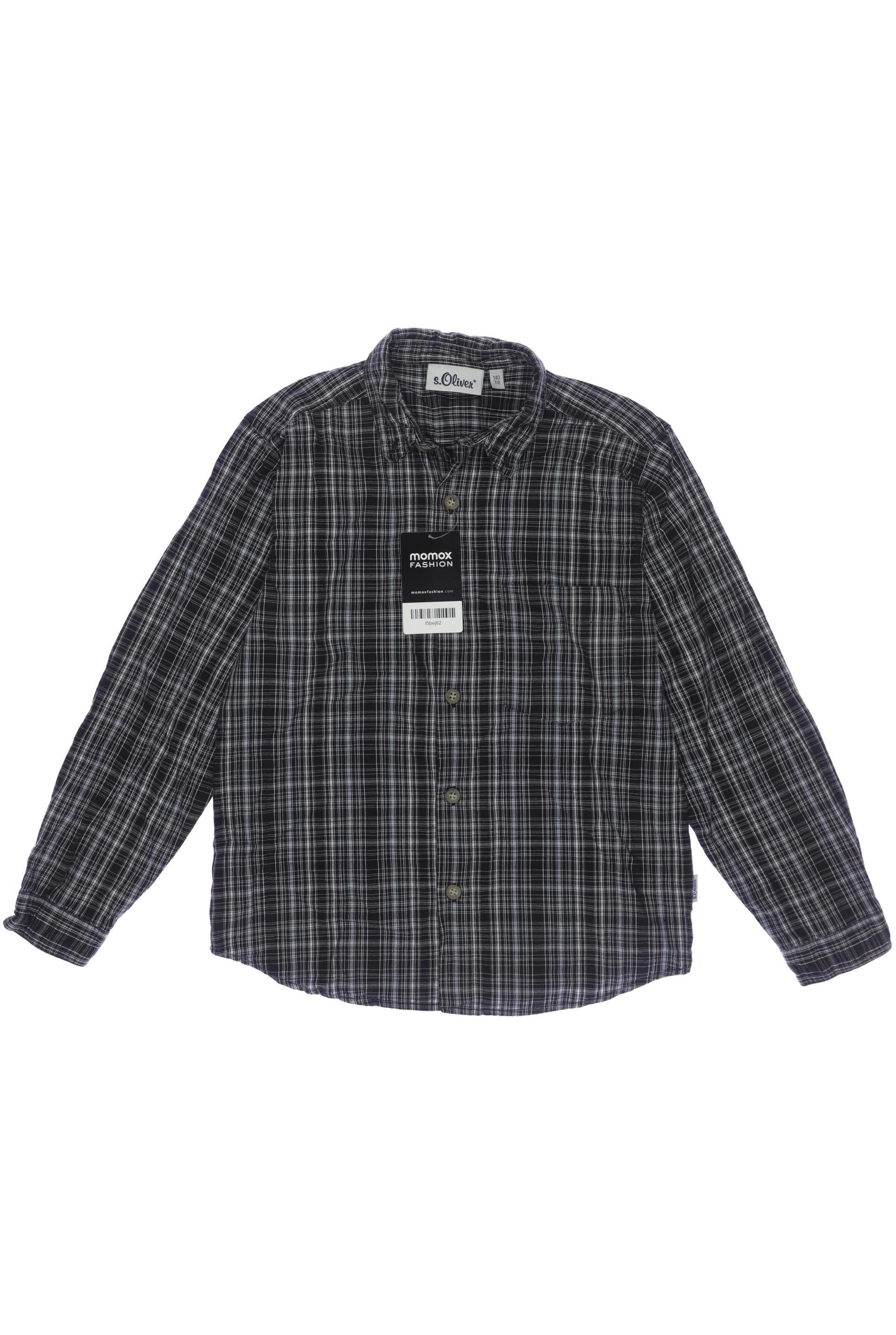 

s.Oliver Herren Hemd, schwarz, Gr. 140