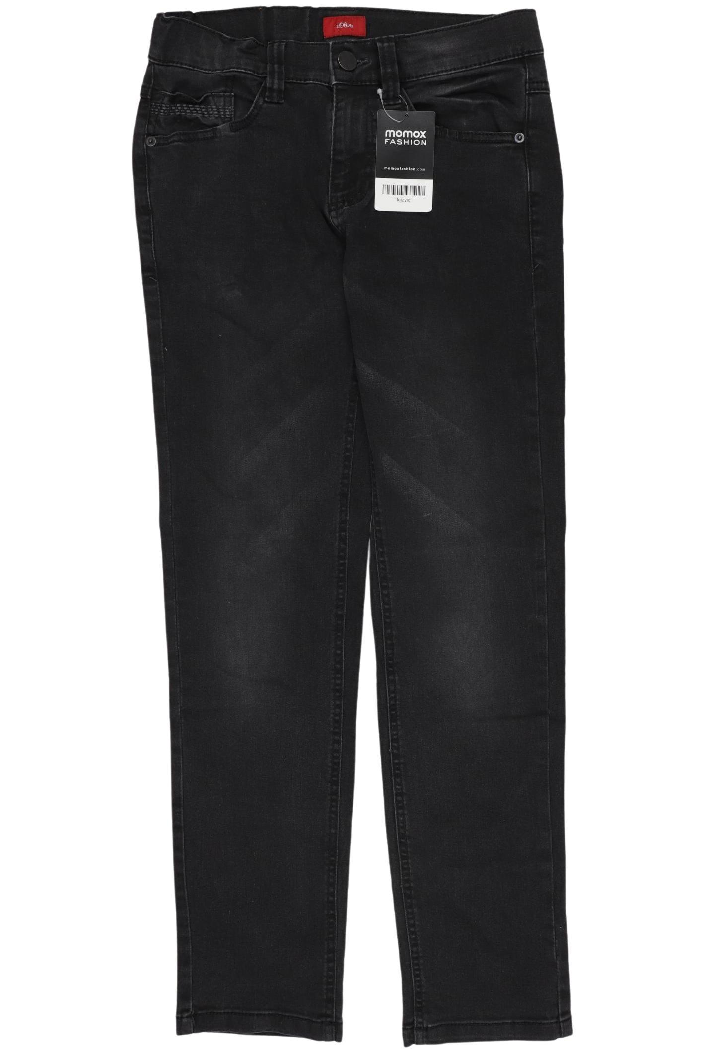 

s.Oliver Herren Jeans, schwarz, Gr. 152