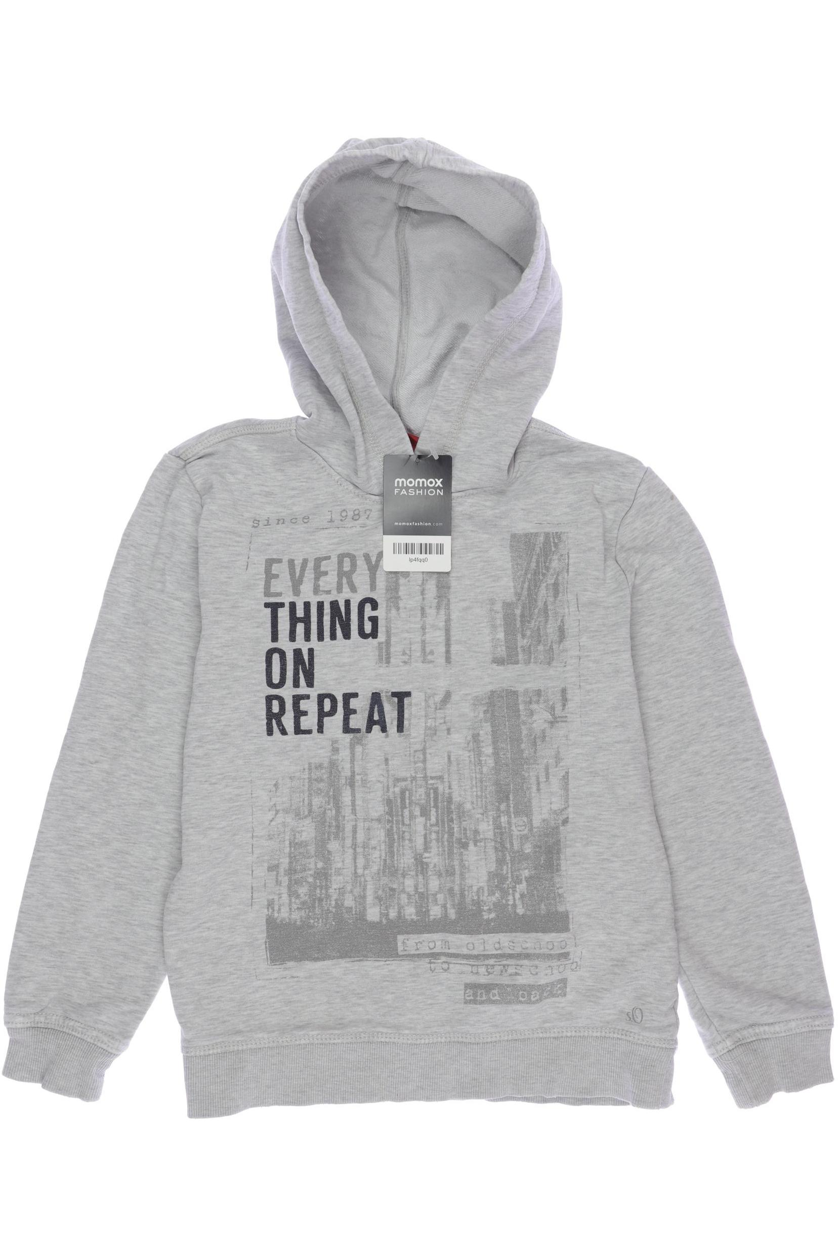 

s.Oliver Herren Hoodies & Sweater, grau, Gr. 140