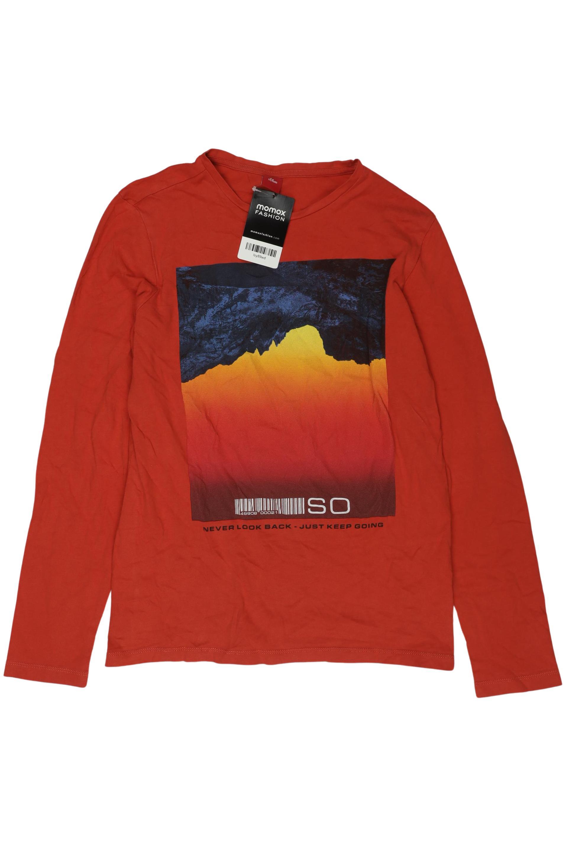 

s.Oliver Jungen Langarmshirt, rot, Gr. 164