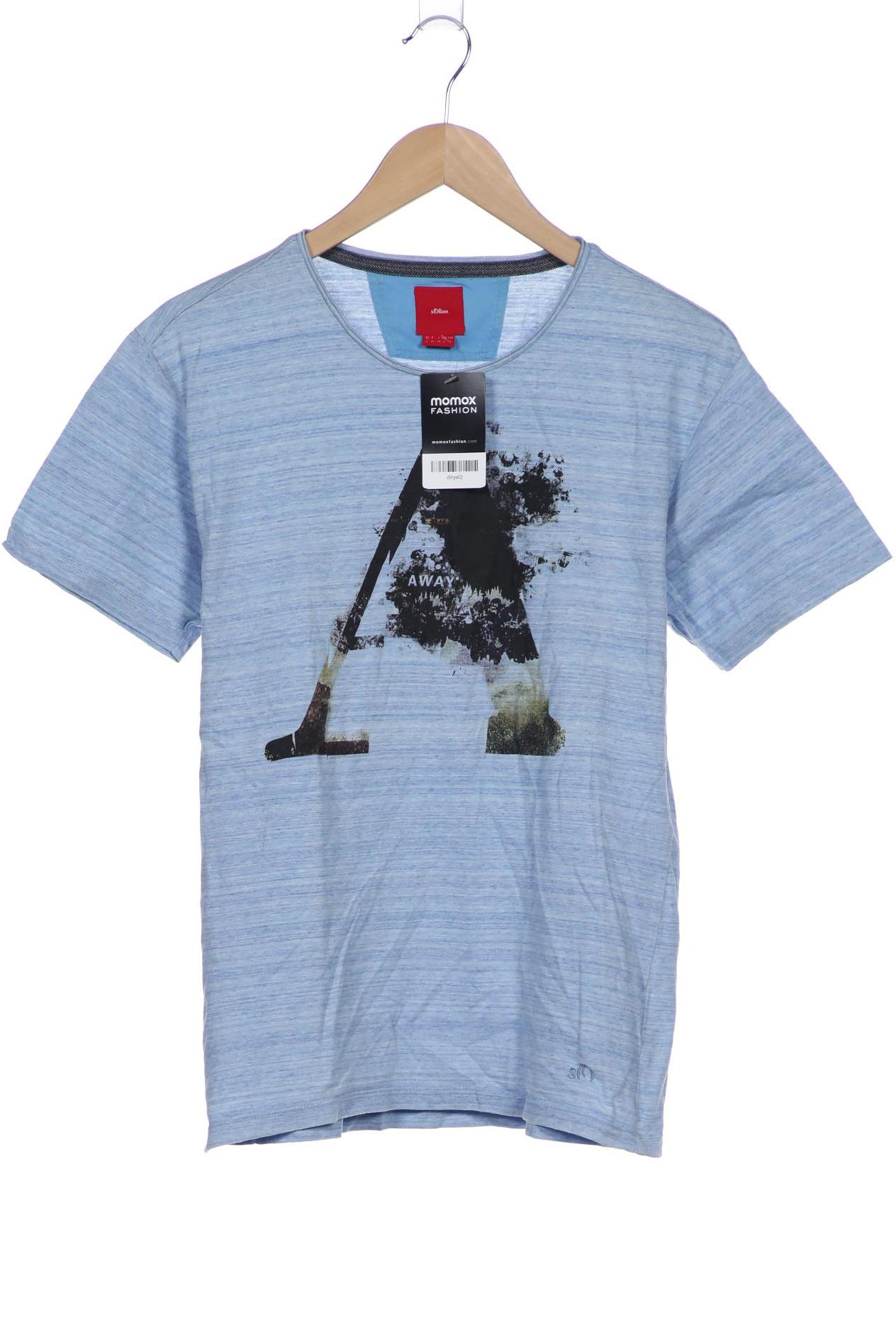 

s.Oliver Herren T-Shirt, hellblau, Gr. 158