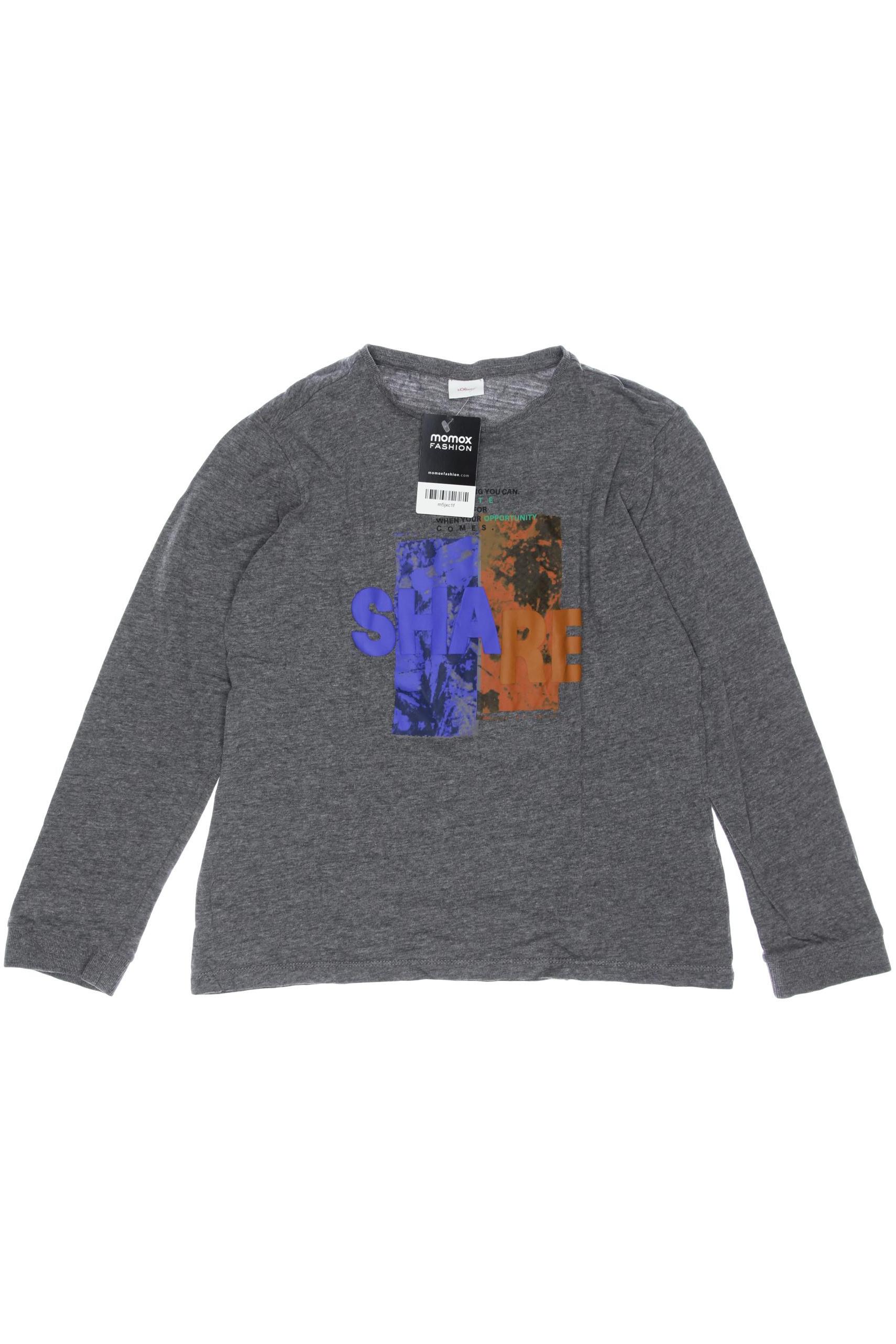 

s.Oliver Herren Langarmshirt, grau, Gr. 152