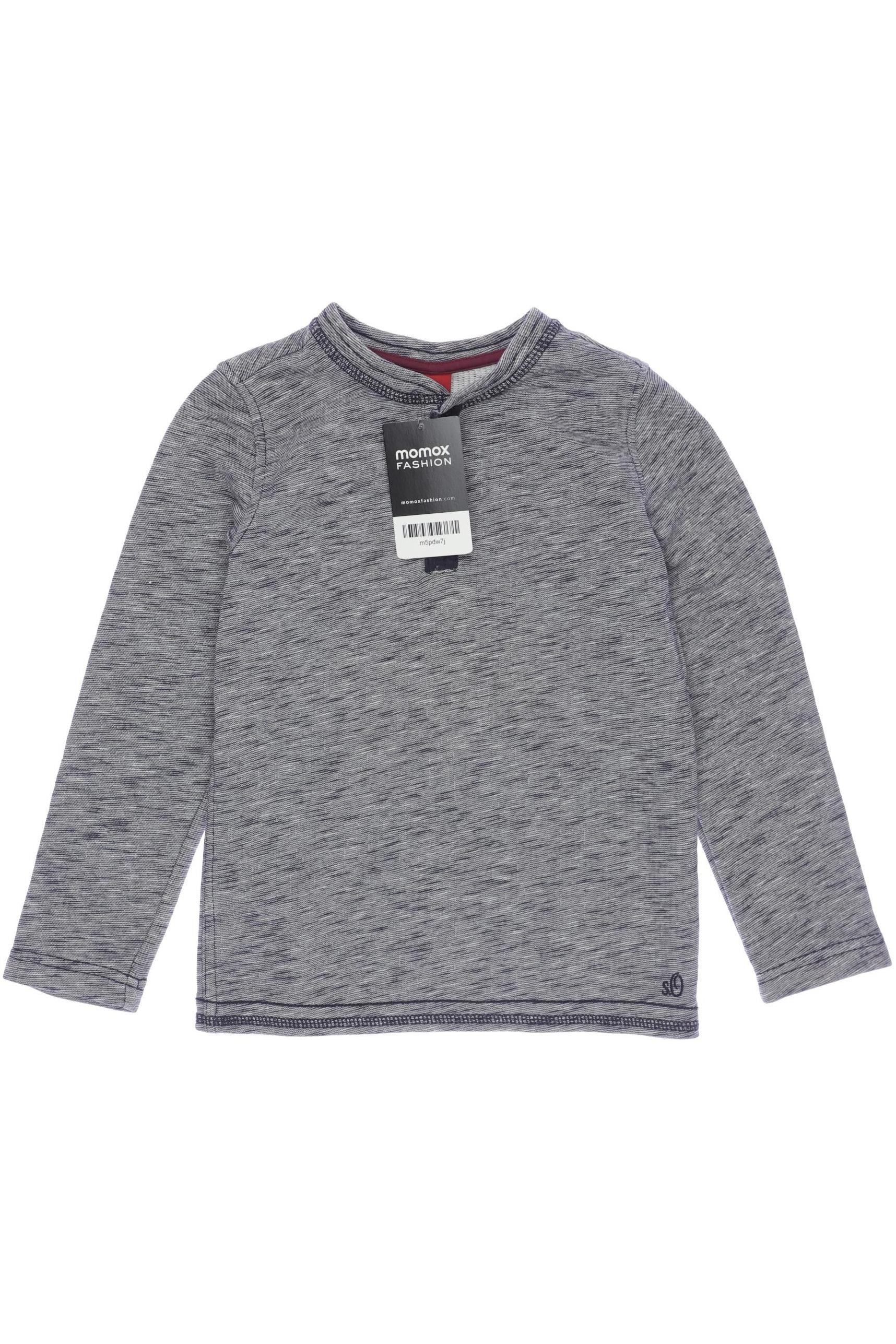 

s.Oliver Herren Langarmshirt, marineblau, Gr. 116