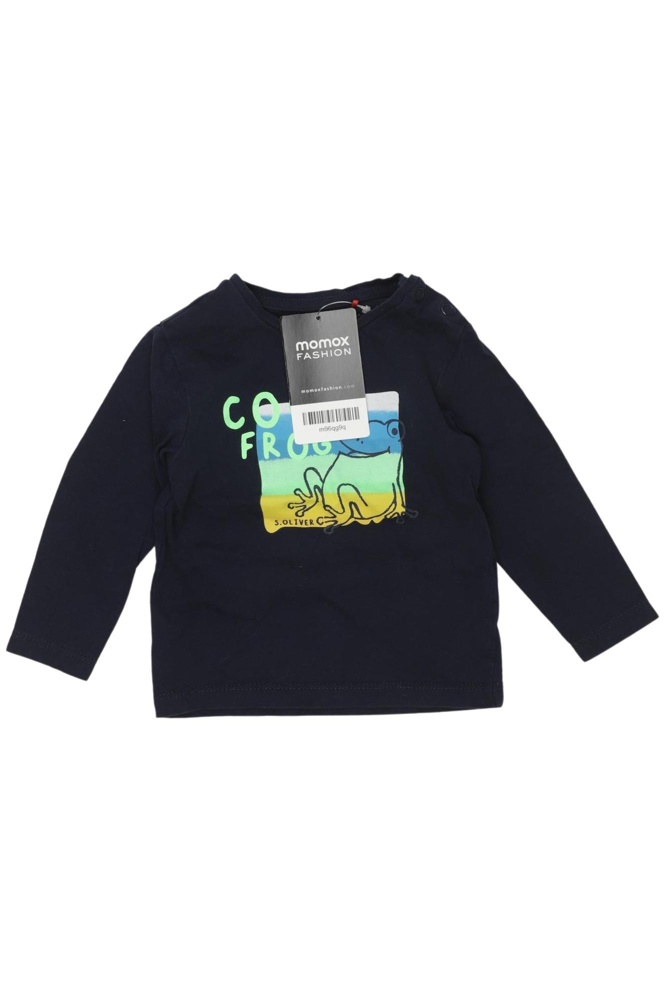 

s.Oliver Jungen Langarmshirt, marineblau, Gr. 68