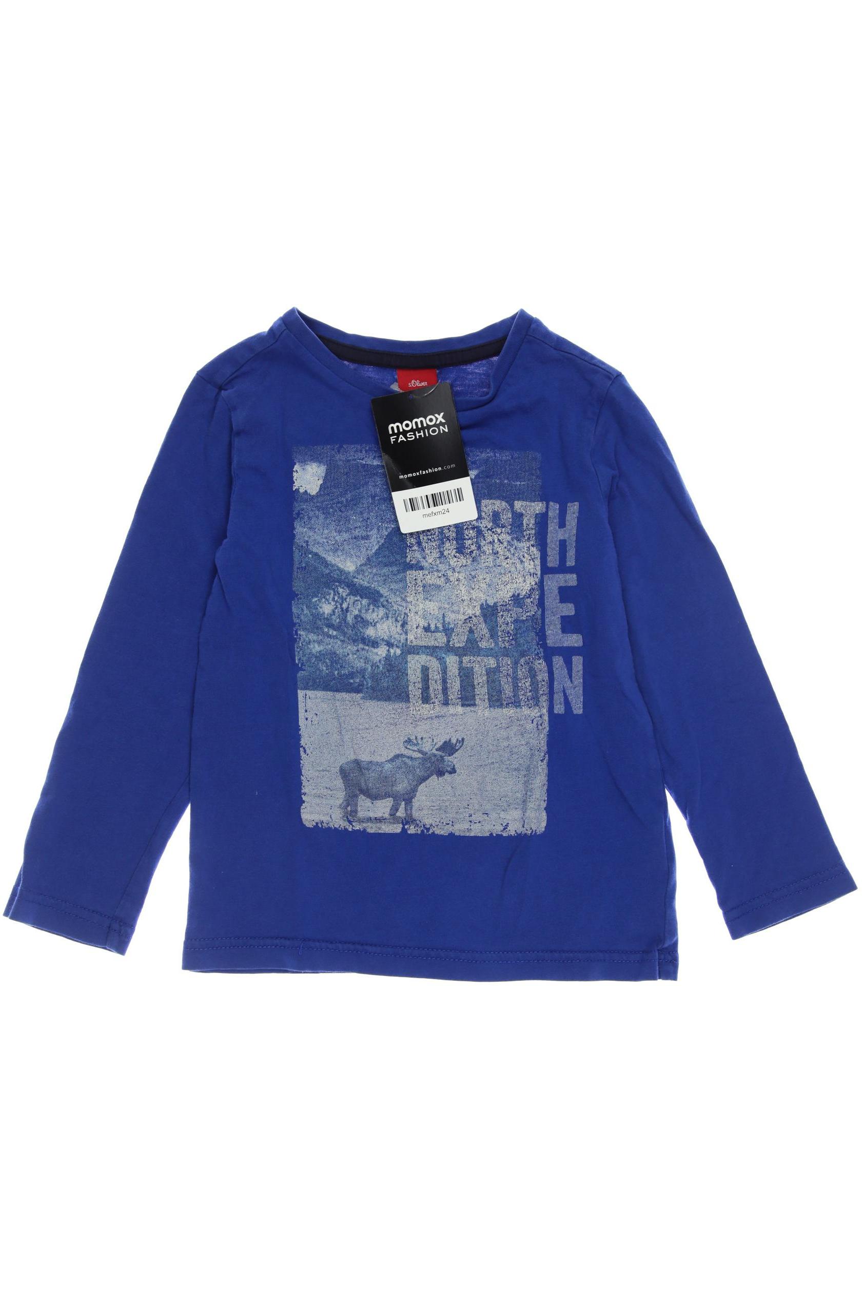 

s.Oliver Herren Langarmshirt, blau, Gr. 104