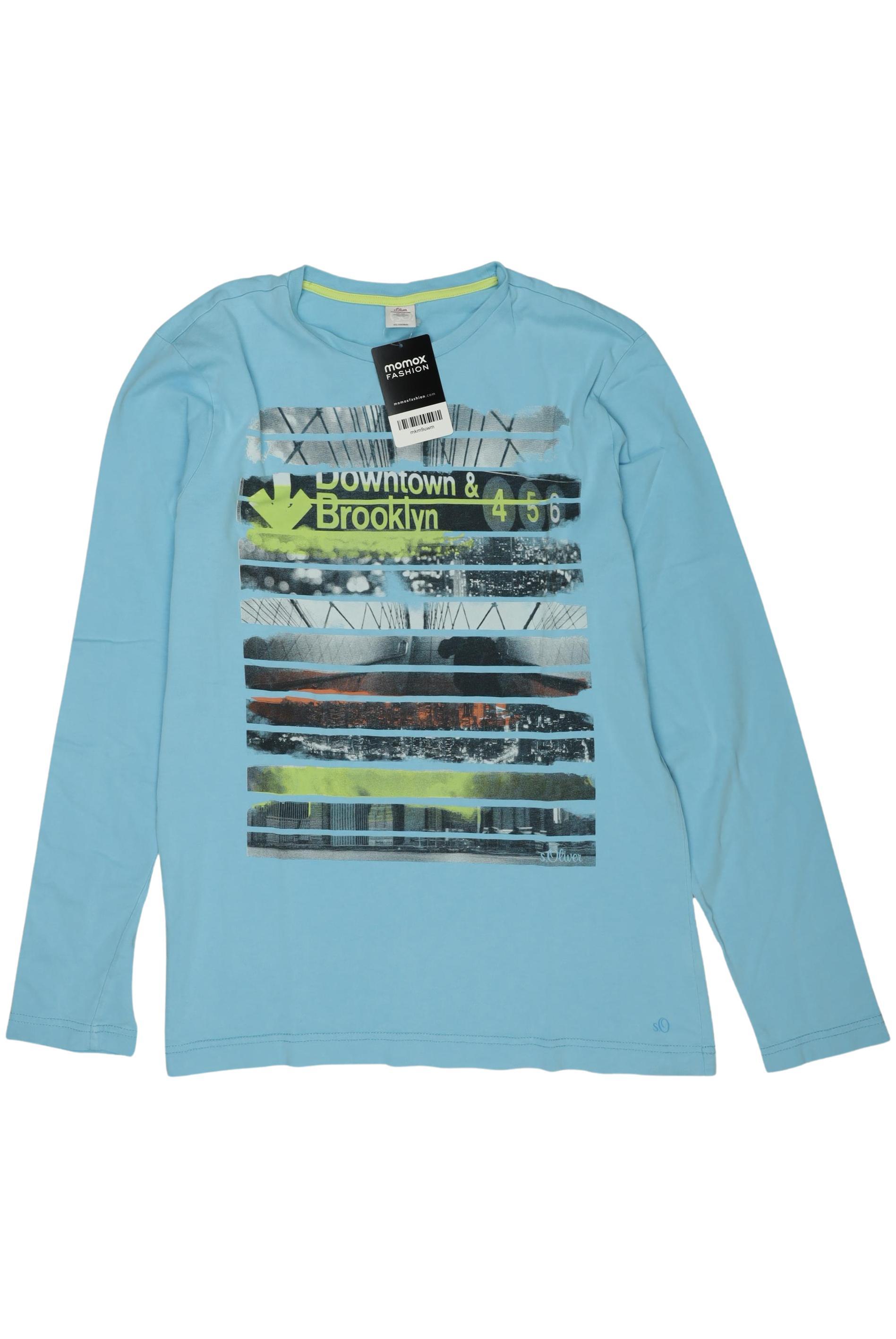 

s.Oliver Herren Langarmshirt, hellblau, Gr. 176