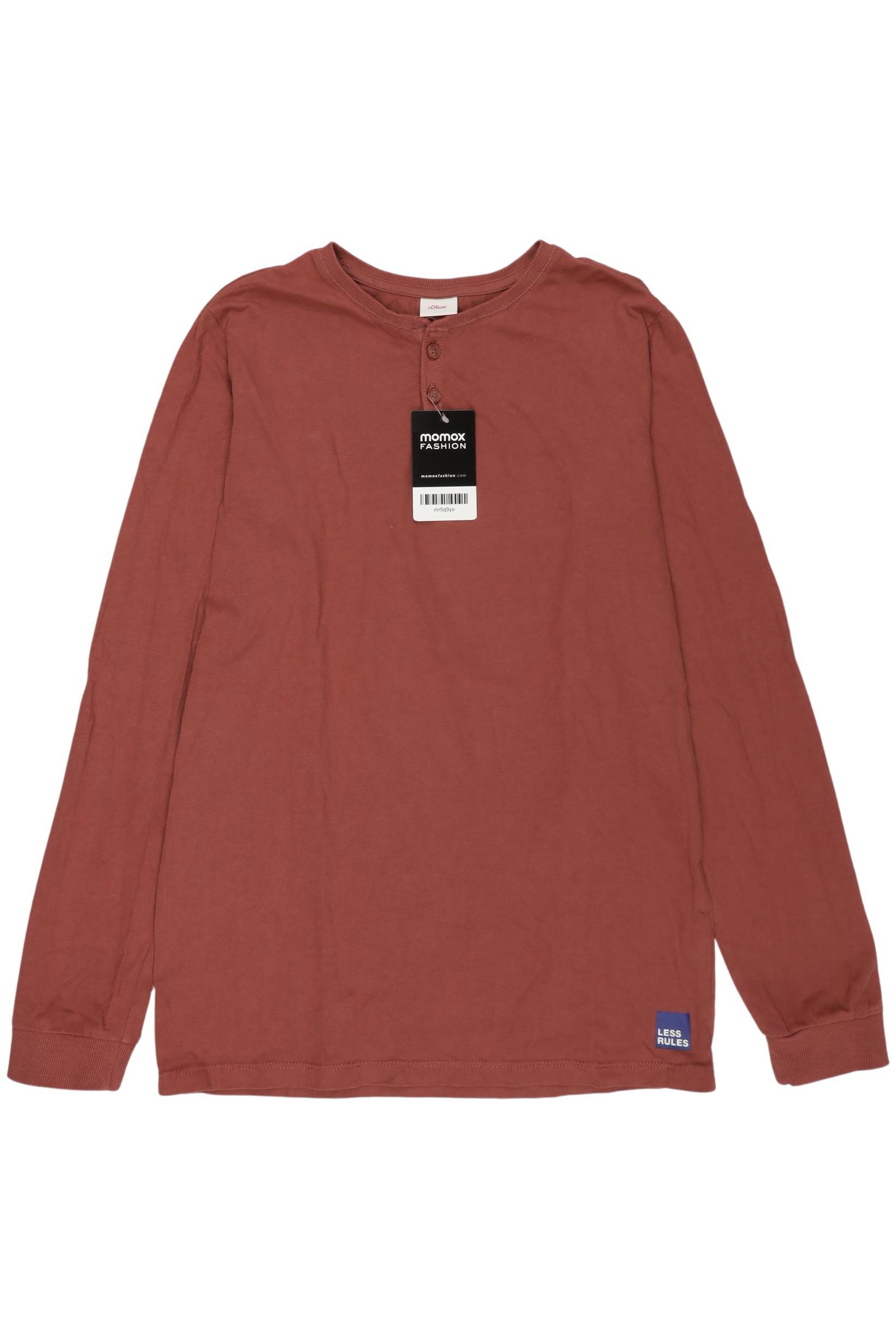 

s.Oliver Jungen Langarmshirt, braun, Gr. 164