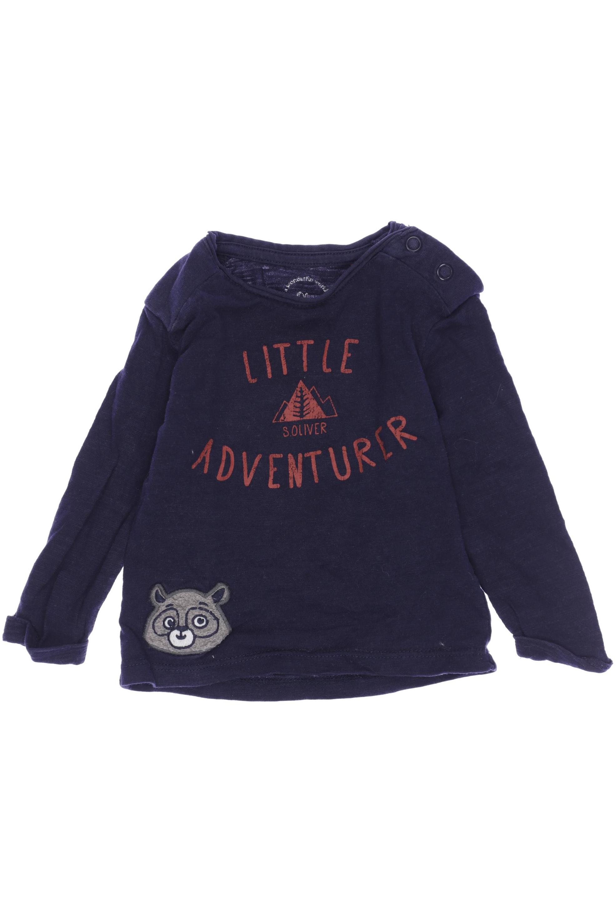 

s.Oliver Jungen Langarmshirt, marineblau, Gr. 62