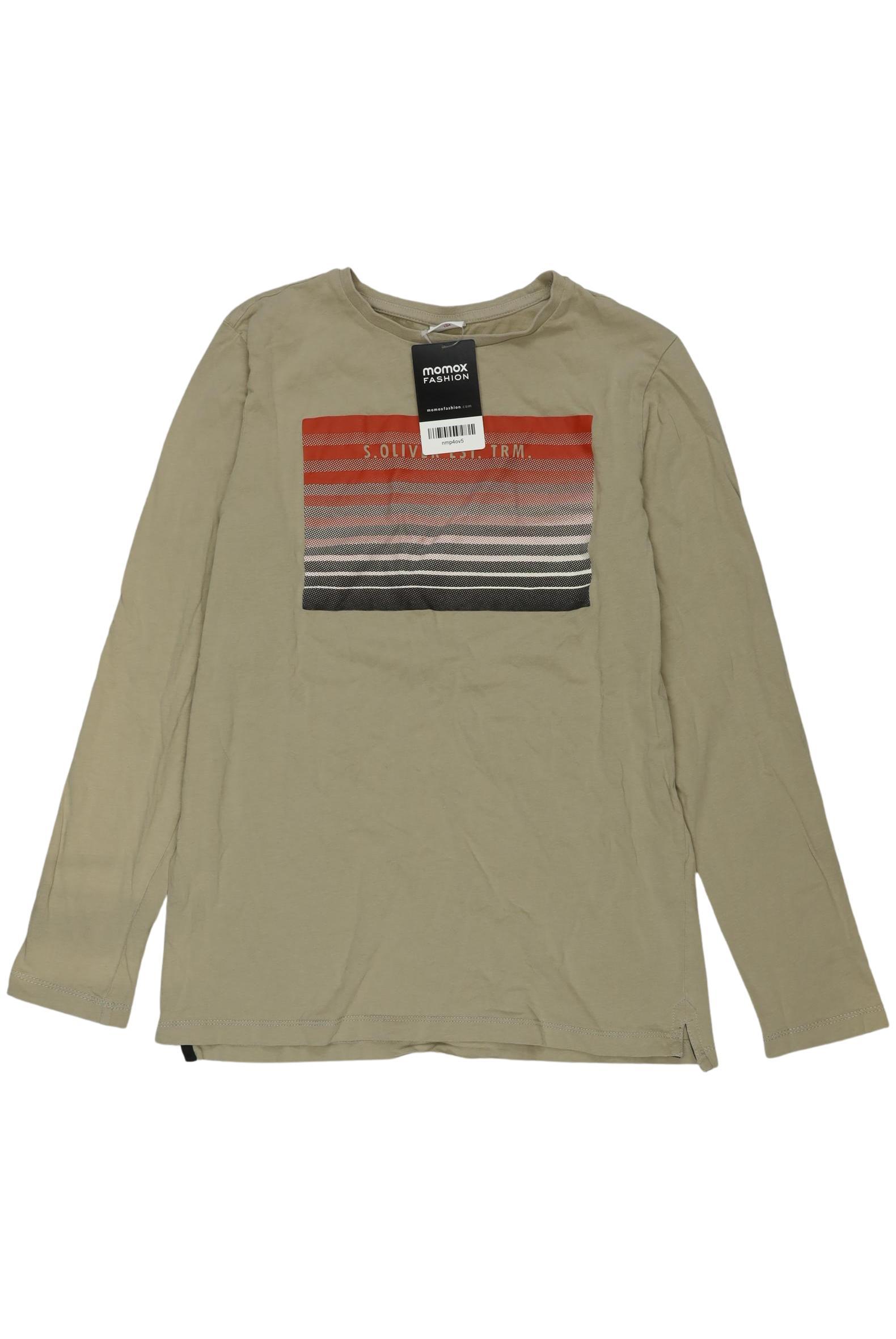 

s.Oliver Jungen Langarmshirt, beige, Gr. 164