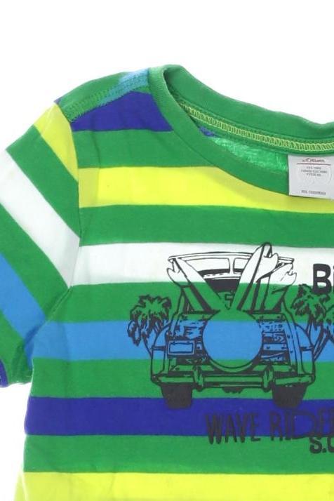 Thumbnail - s.Oliver Jungen T-Shirt, grün, Gr. 92