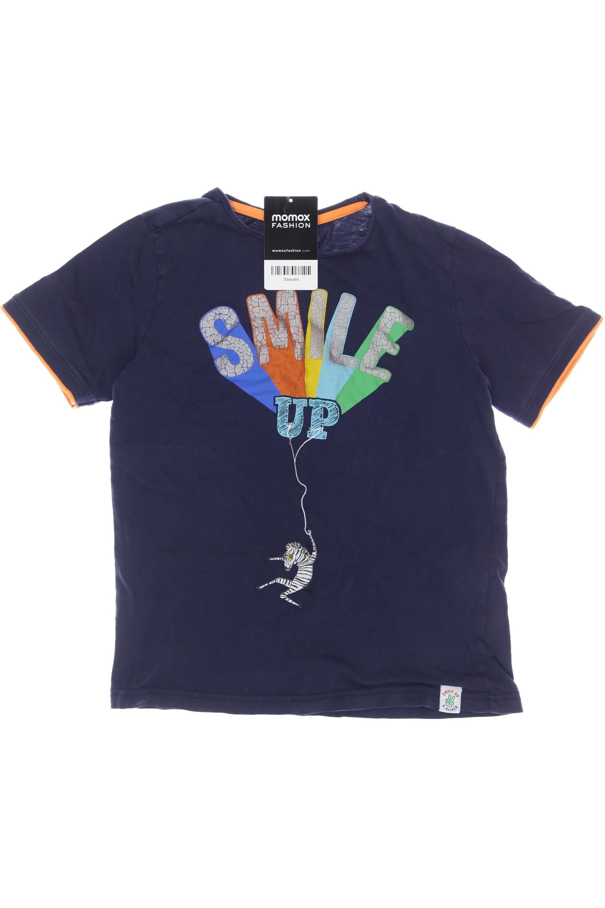 

s.Oliver Herren T-Shirt, marineblau, Gr. 140